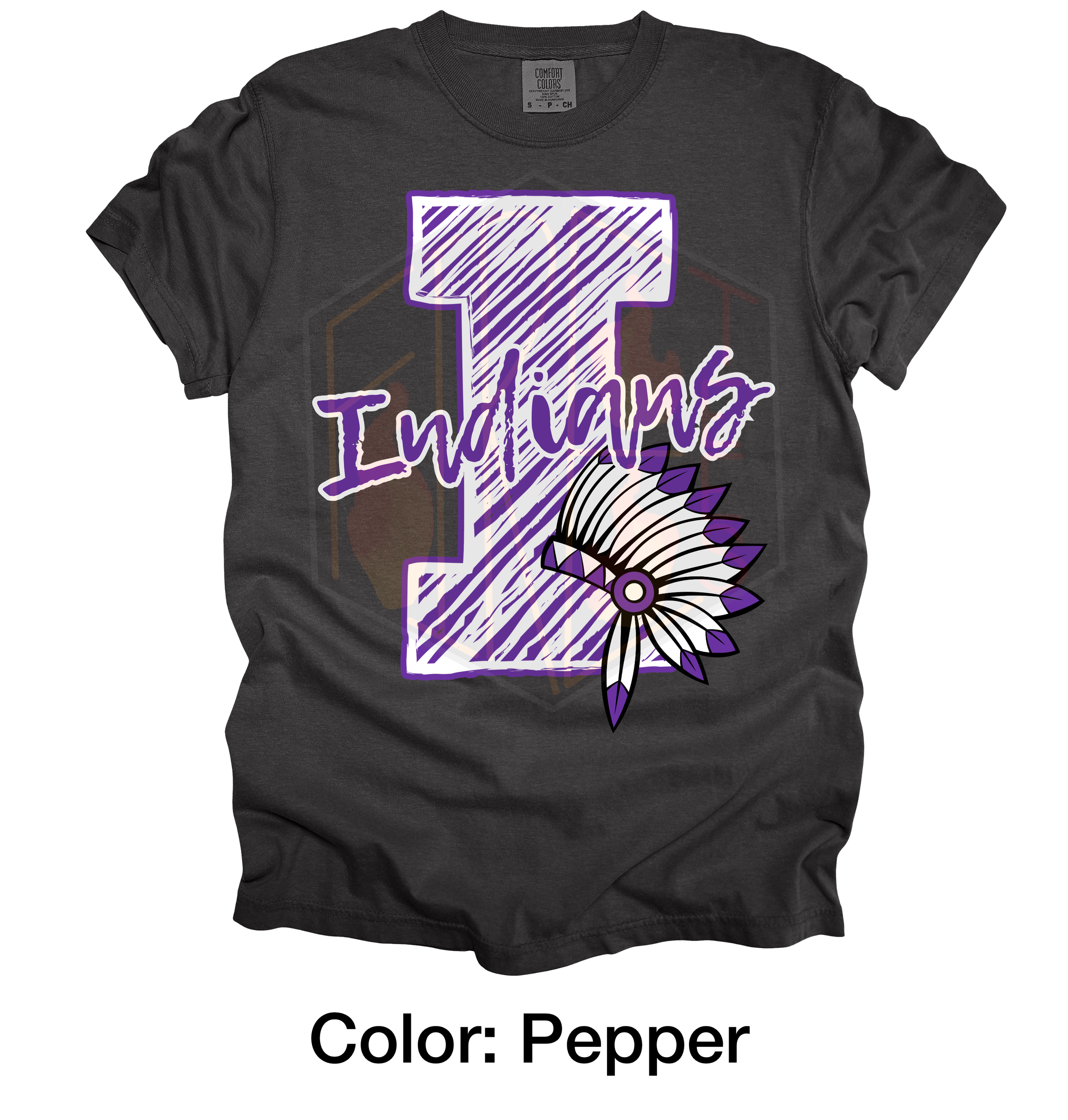 Chalk Indians Comfort Colors T-Shirt