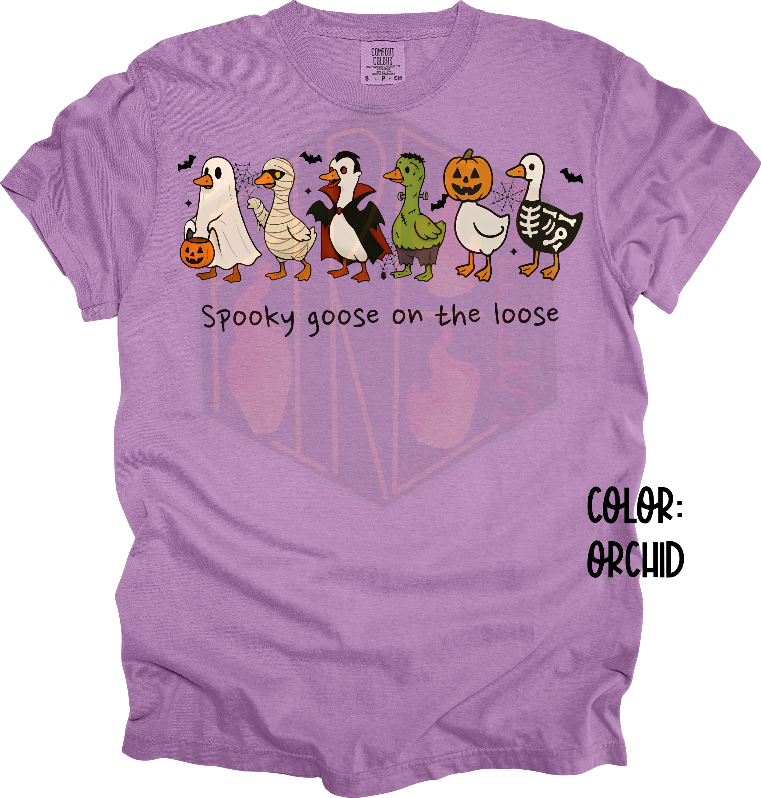 Spooky Goose Comfort Color T-Shirt