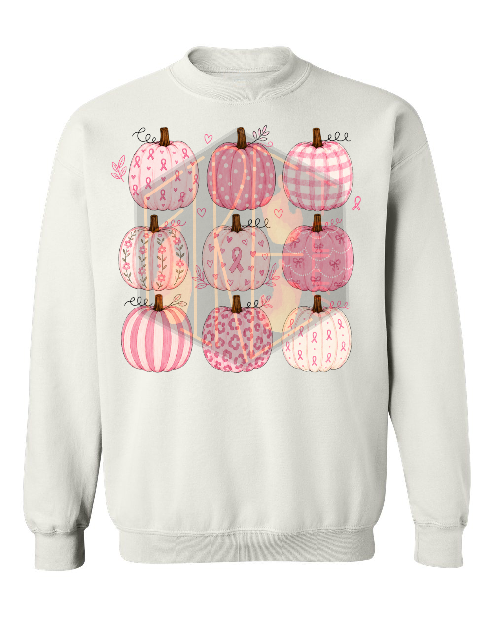 🎀 Pumpkins Breast Cancer Awareness Crewneck