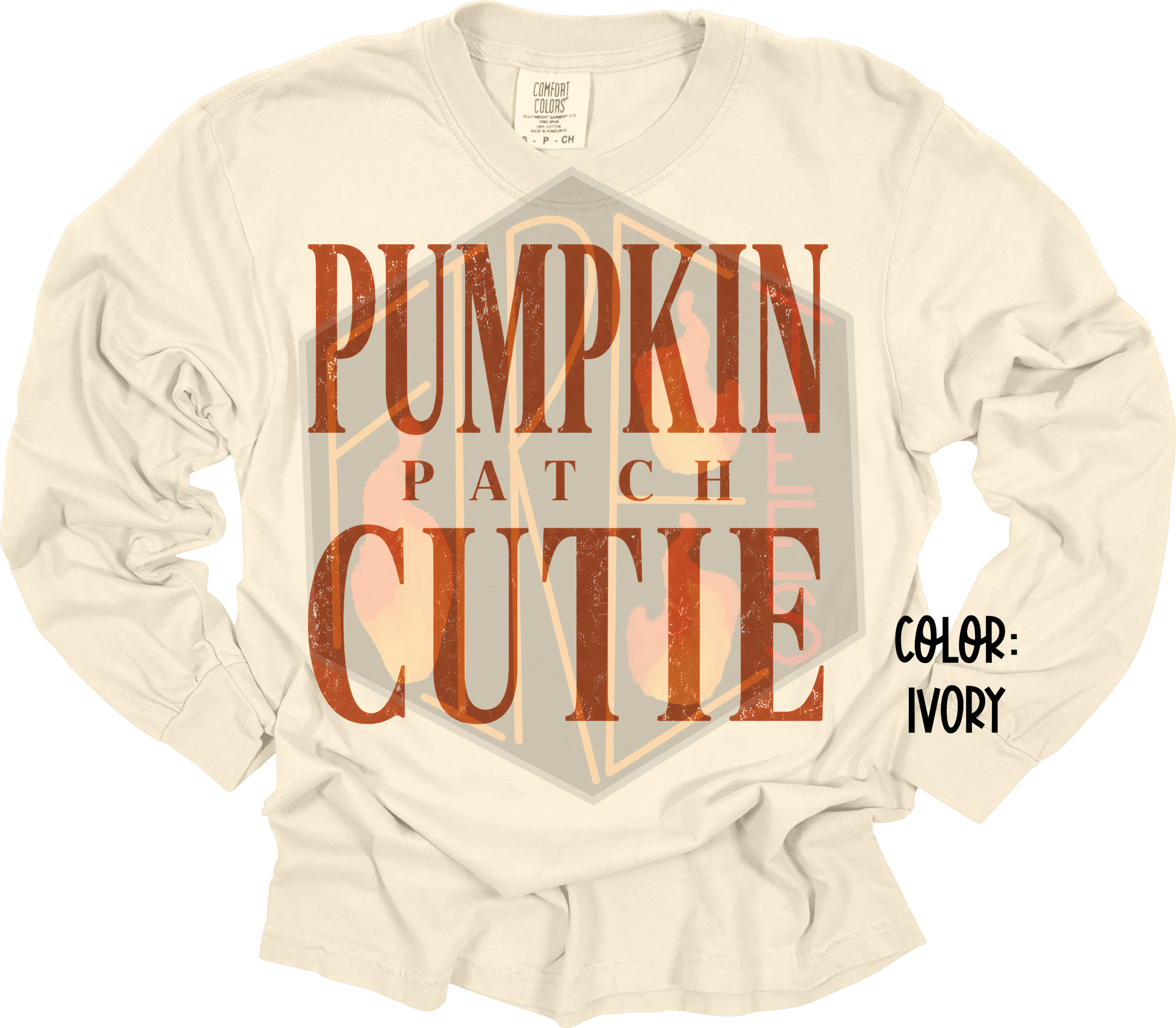 Pumpkin Patch Cutie Comfort Color Longsleeve