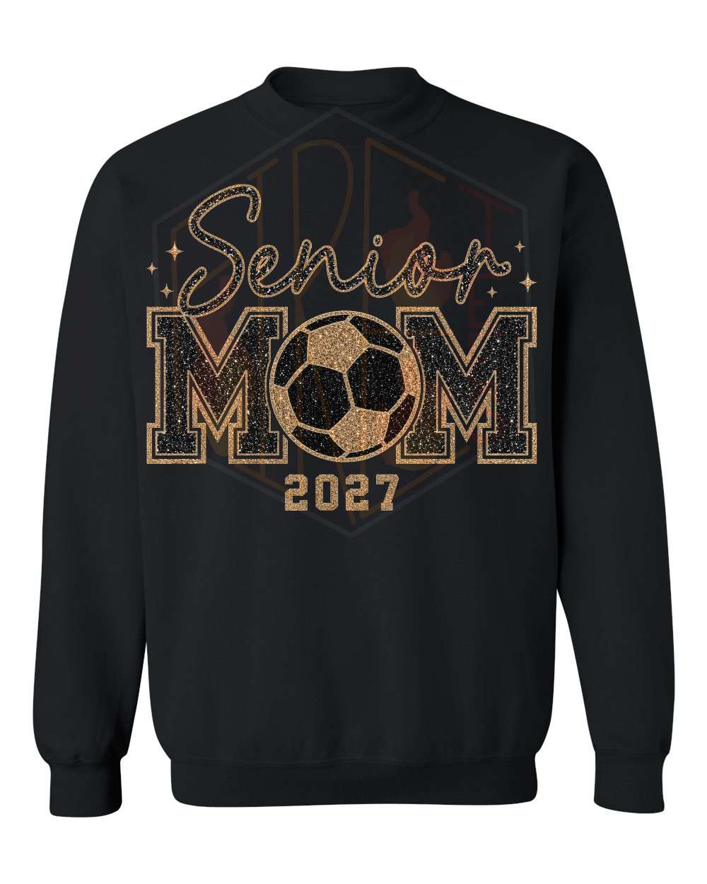 Highland Glitter Senior Mom Soccer Longsleeve