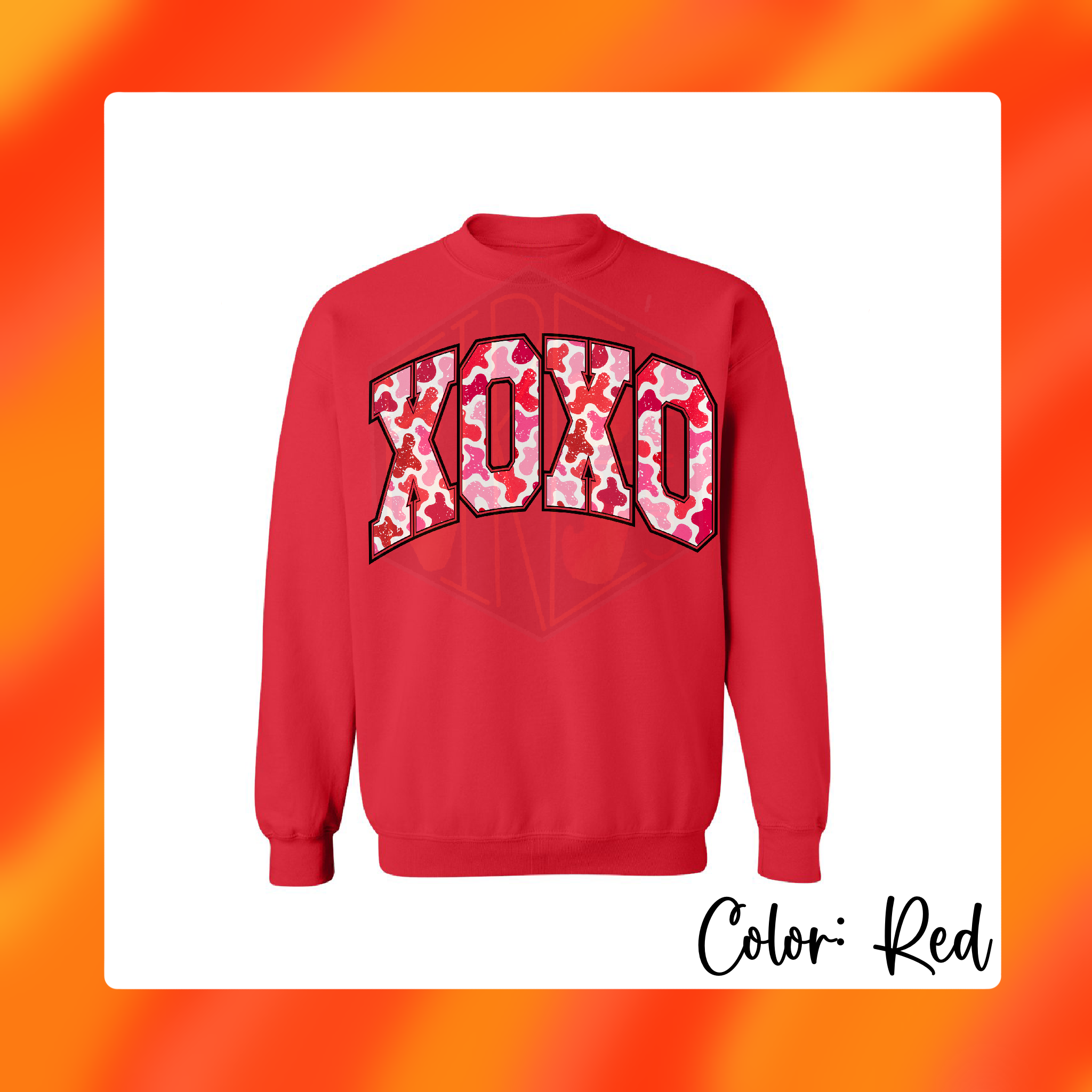 Camo XOXO Valentines Apparel