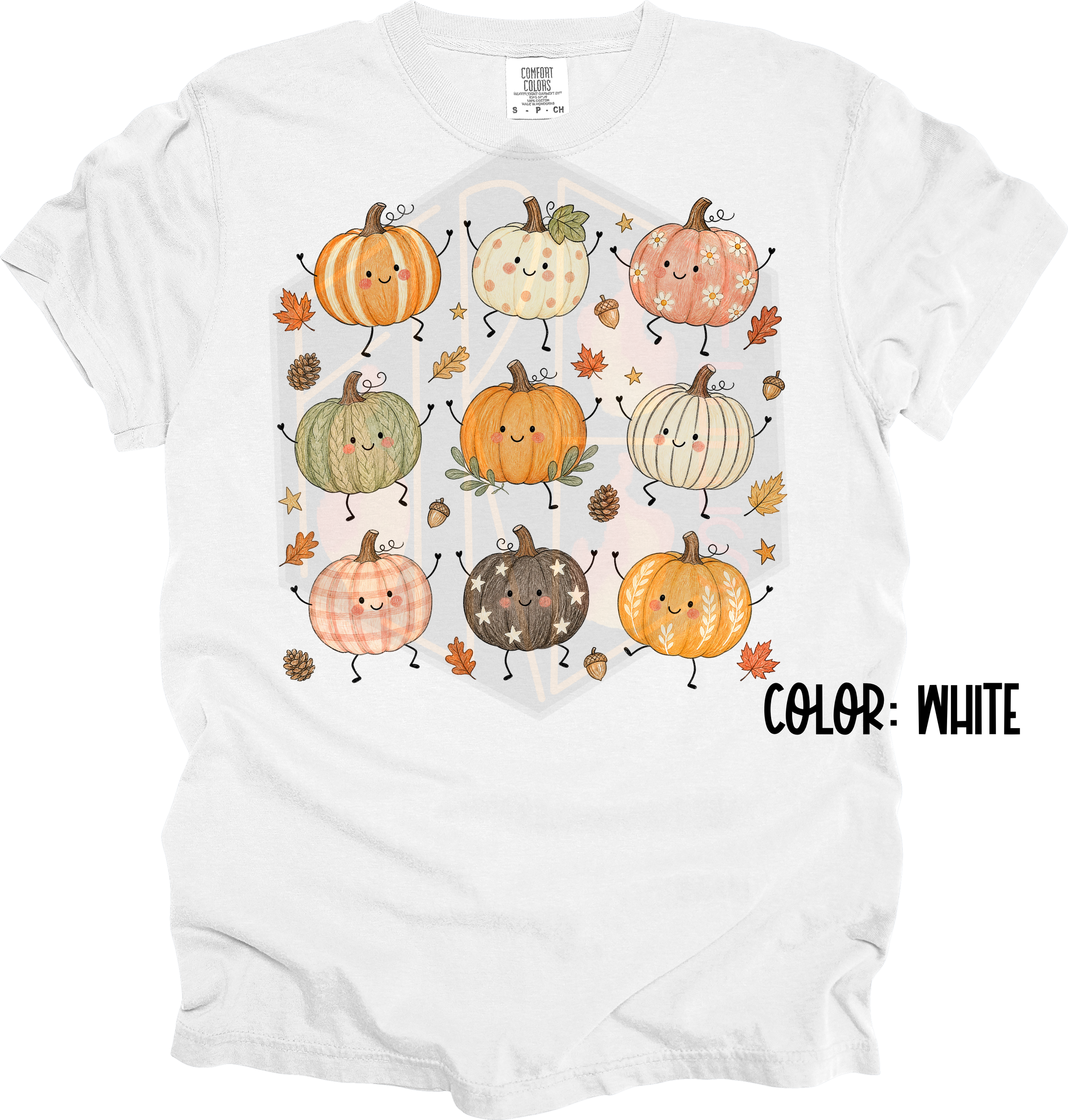 Dancing Pumpkins Comfort Color T-Shirt