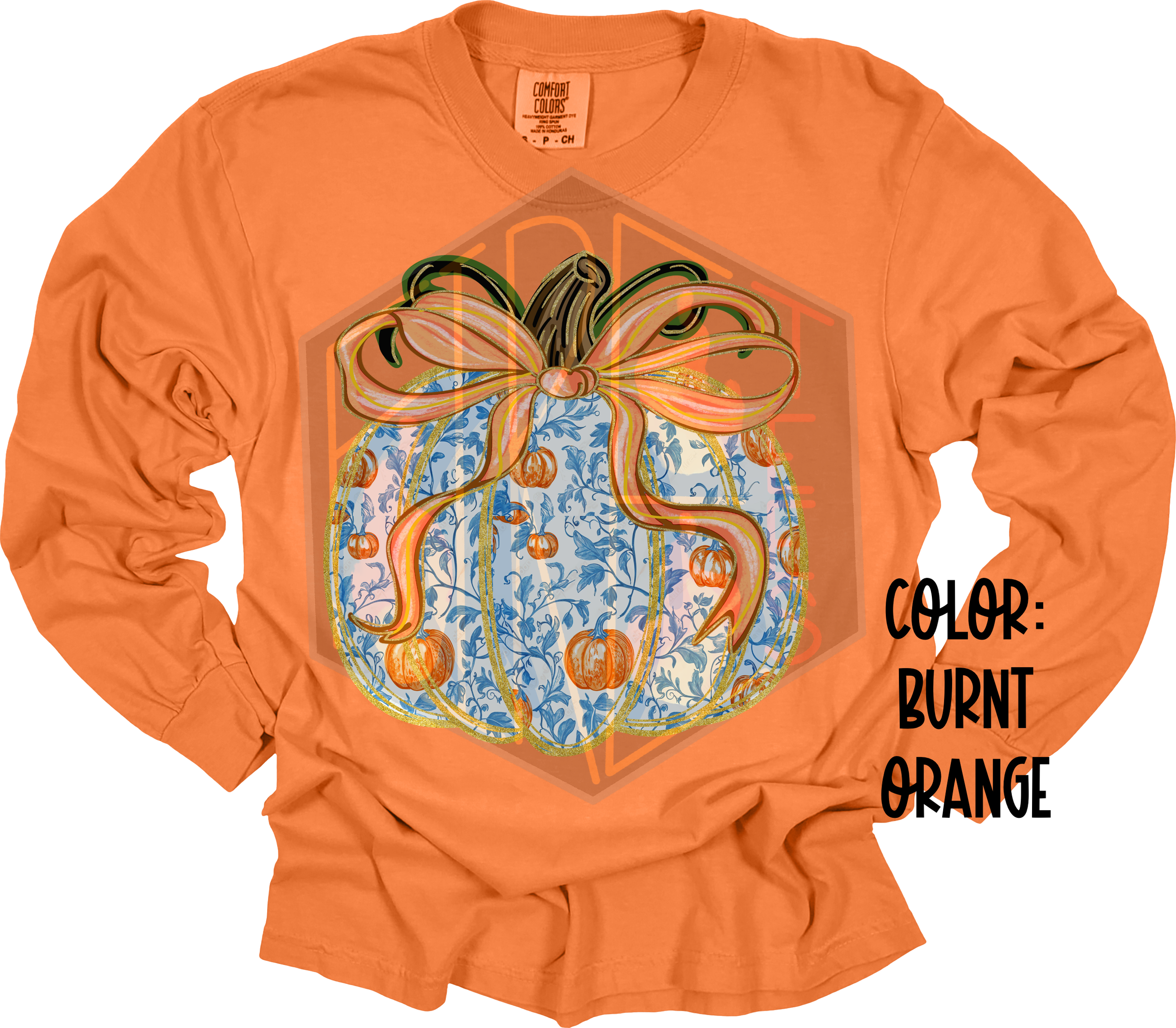 Pumpkins 5 Comfort Color Crew