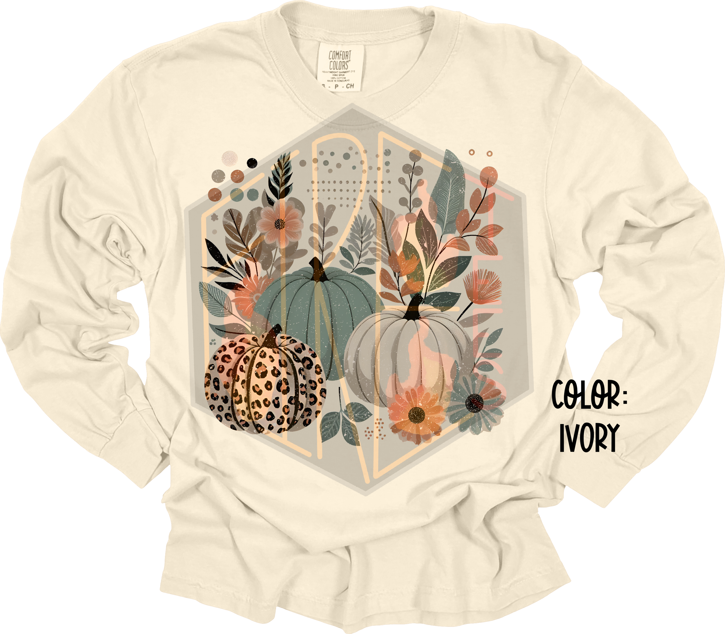Pumpkins 1 Comfort Color Longsleeve