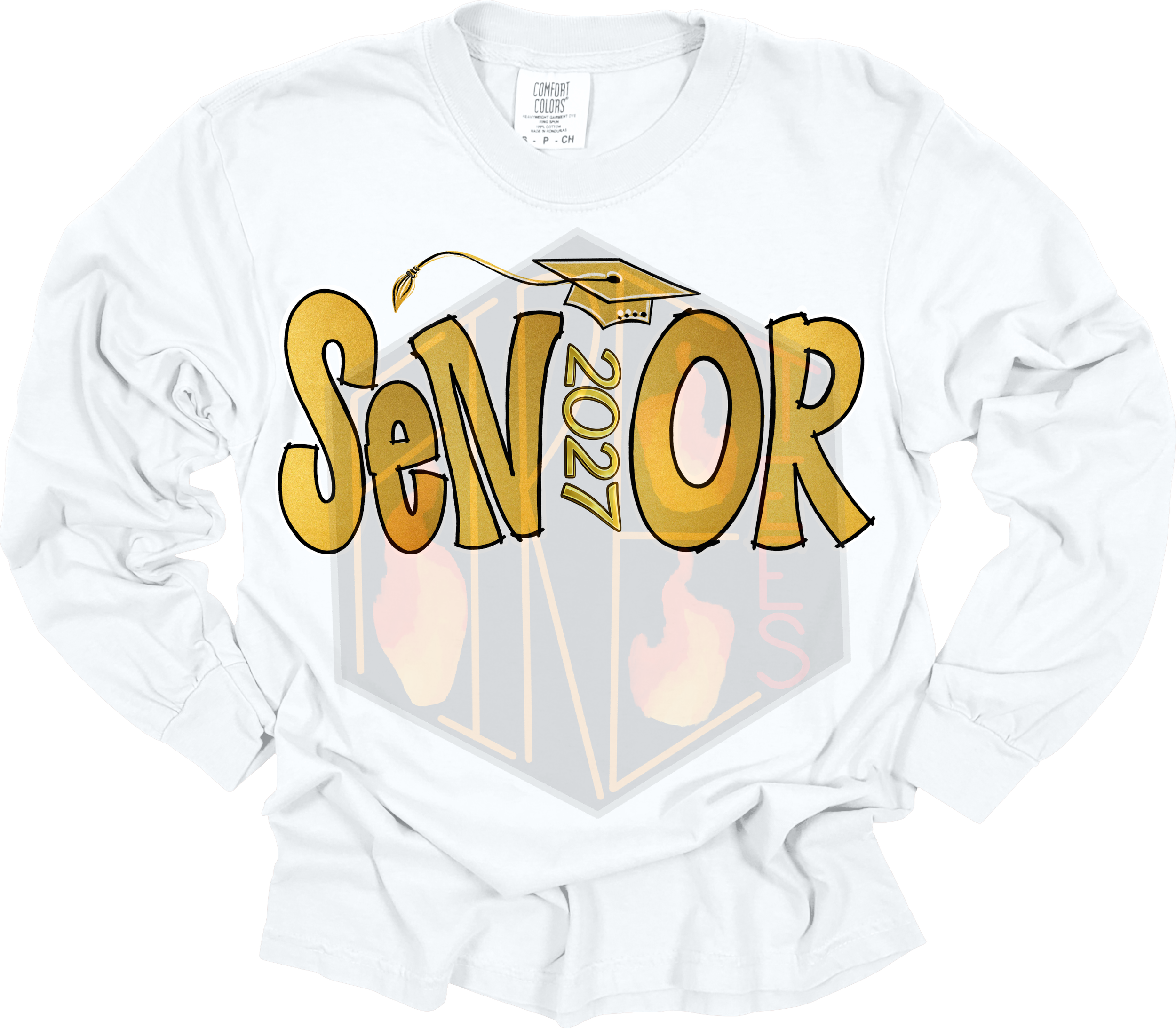 Senior Gold Comfort Color Crewneck