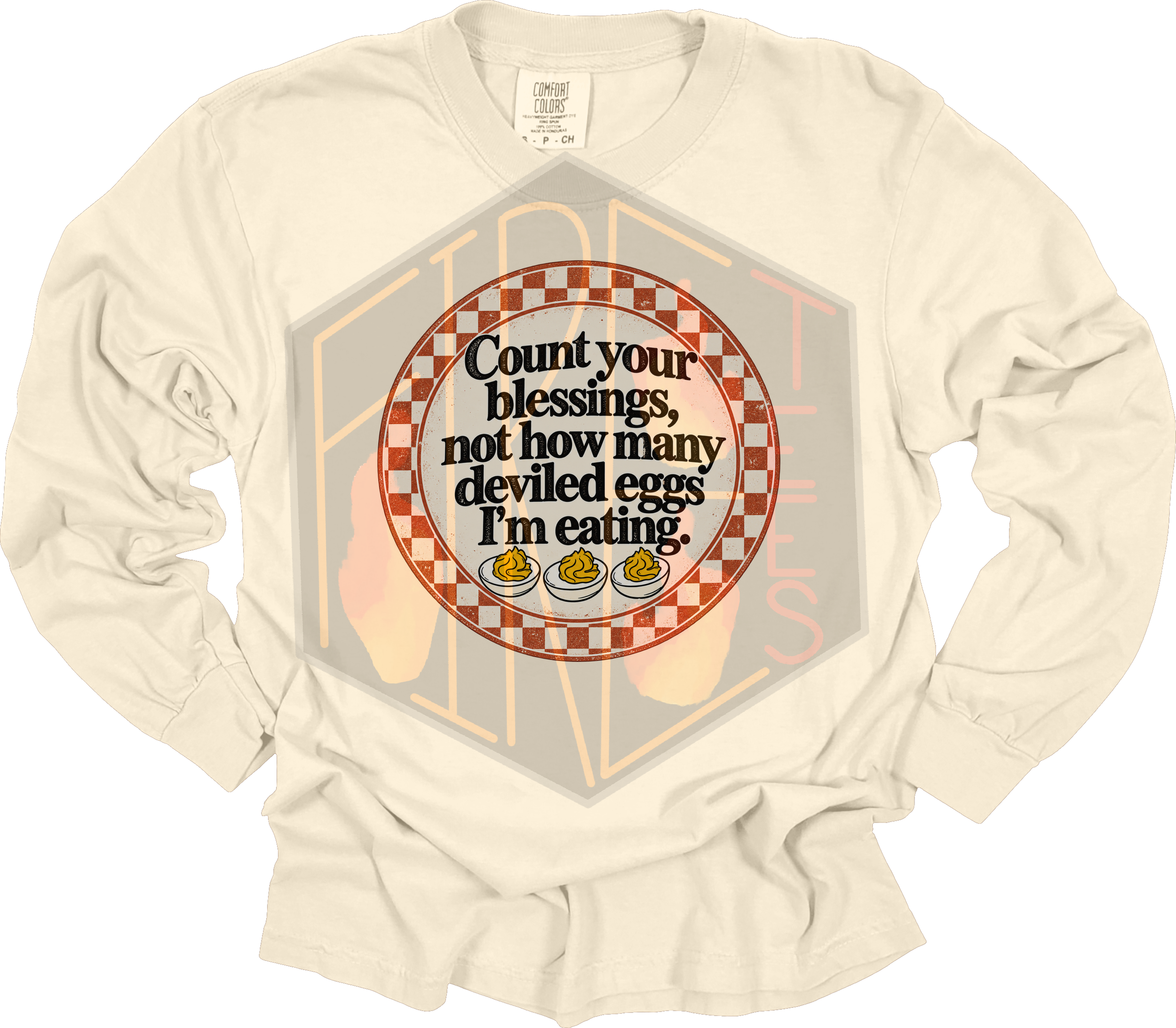 Count your Blessings Comfort Colors Long Sleeve