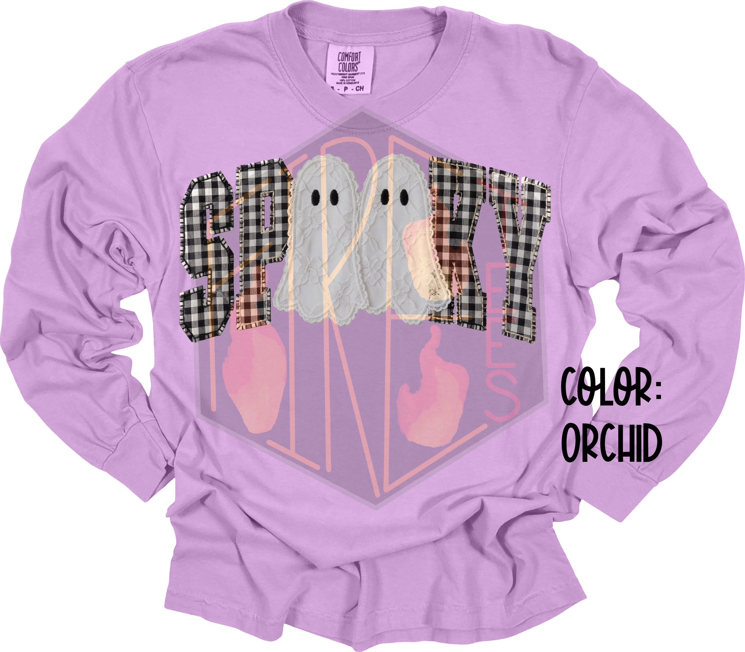 Spooky Ghosts Comfort Color Longsleeve