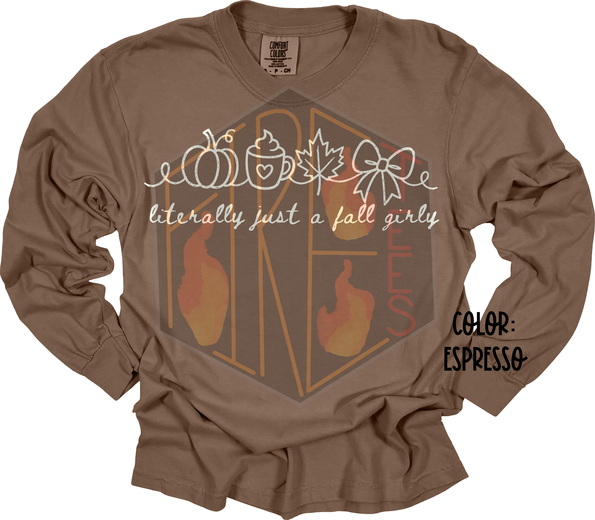 Fall Girly Comfort Color Longsleeve