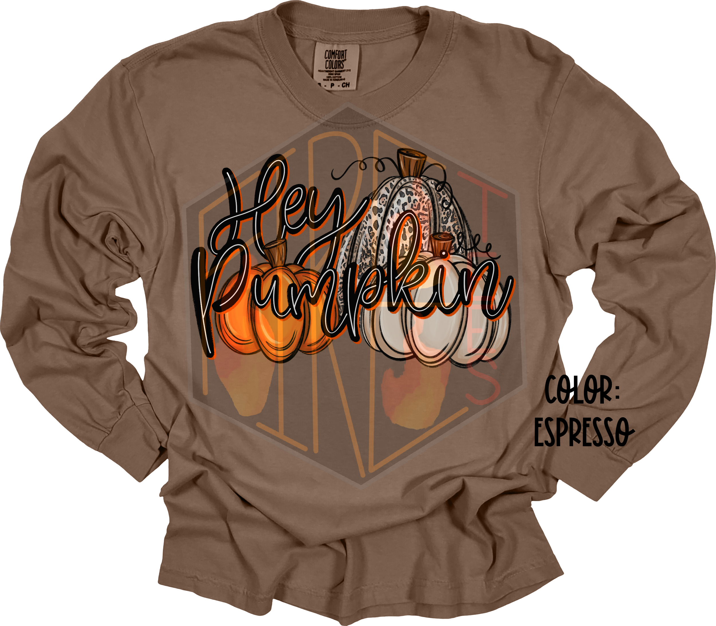 Hey Pumpkin Comfort Color Longsleeve