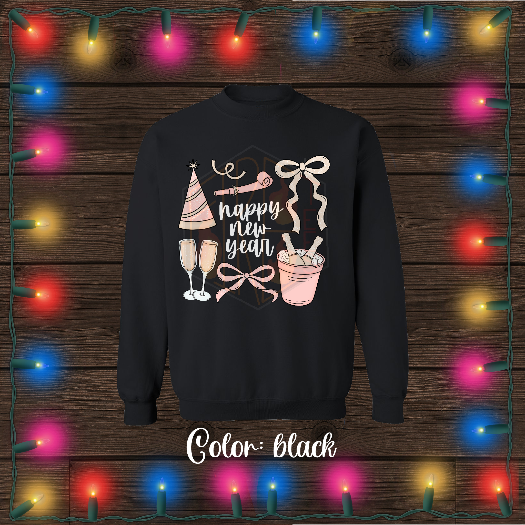 Simple Happy New Year Crewneck