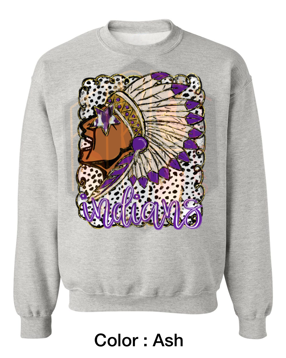 Polka Dot Indians Gildan Longsleeve