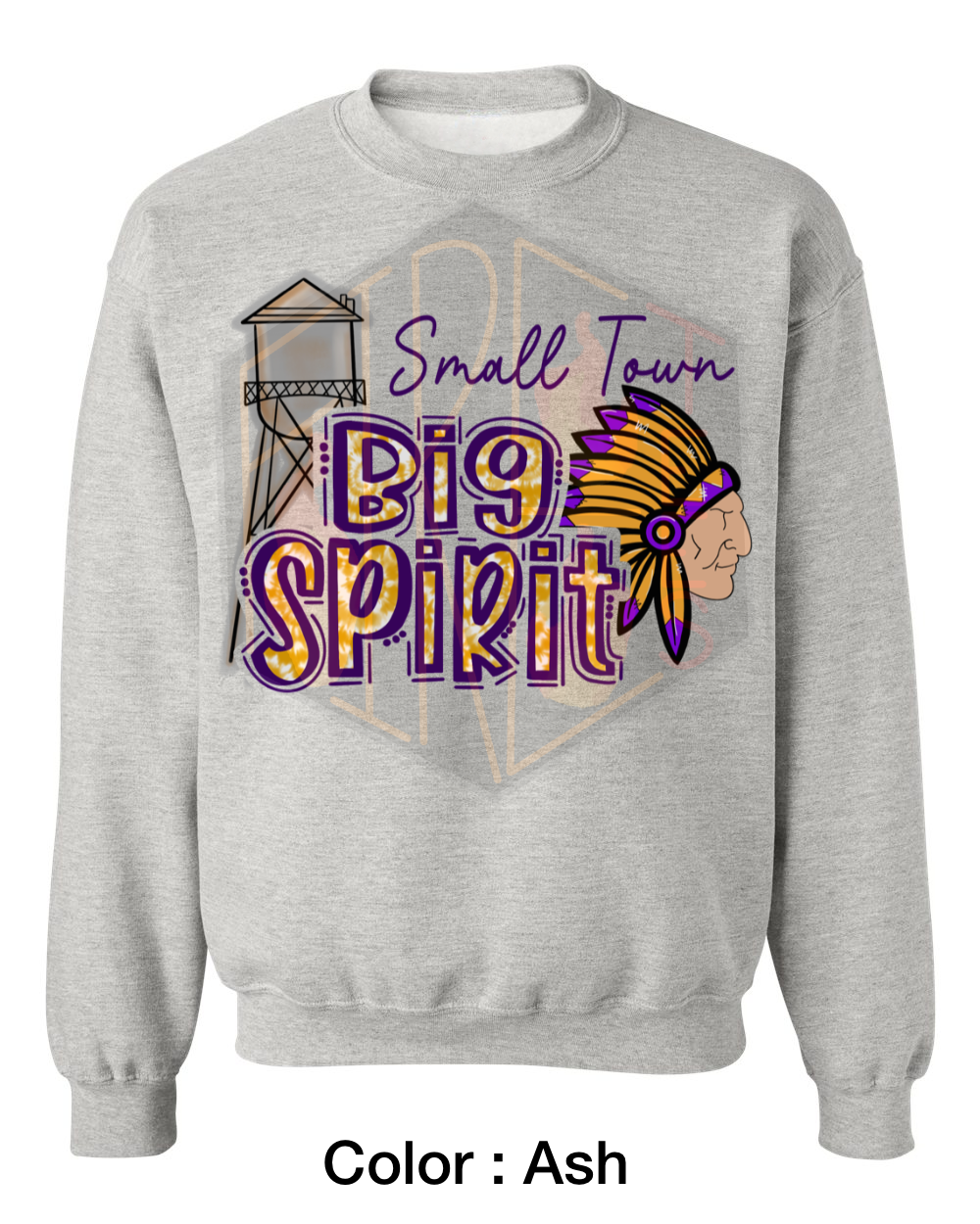 Small Town Big Spirit Gildan Crewneck