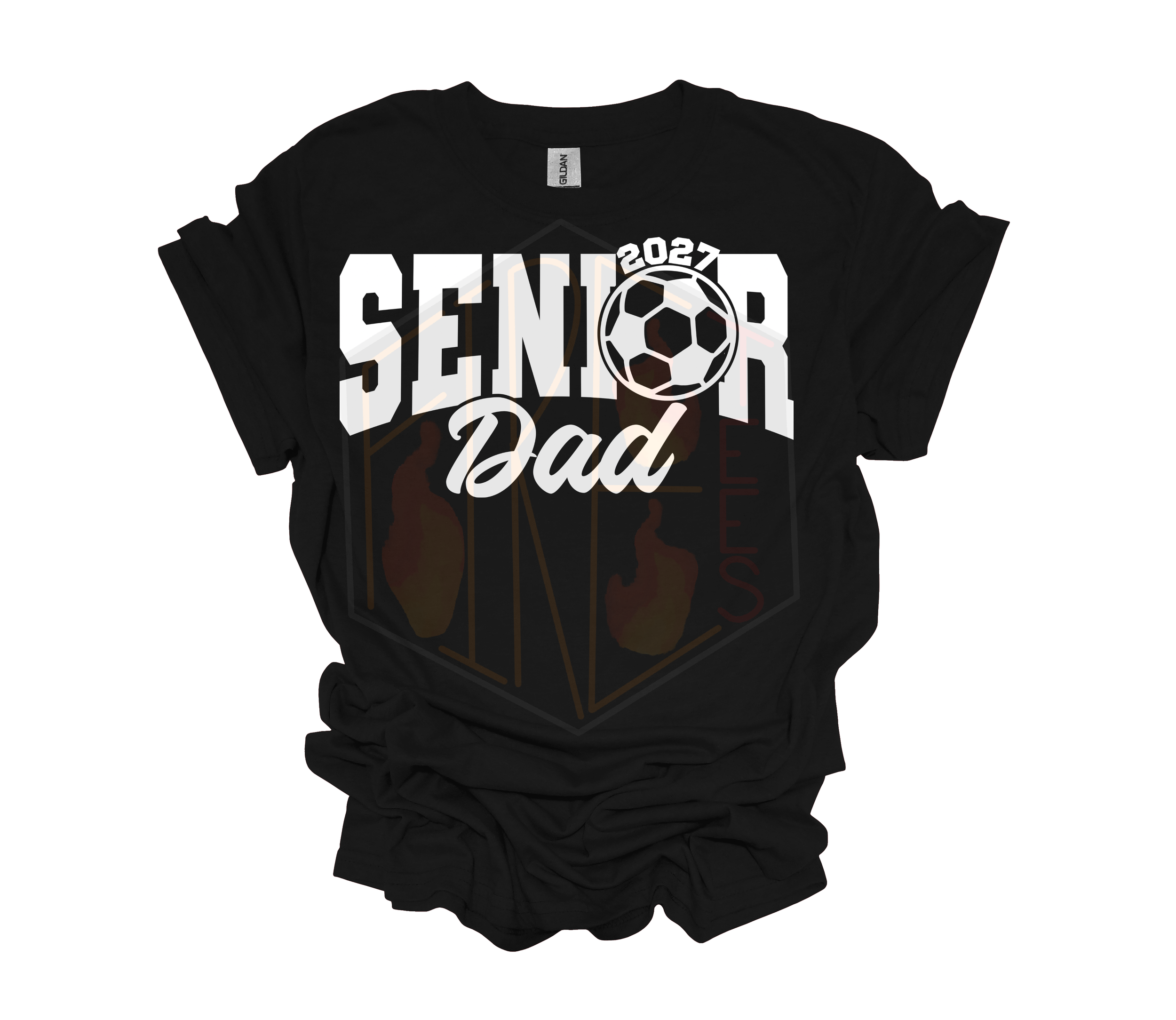 Highland Senior Dad Soccer T-Shirt