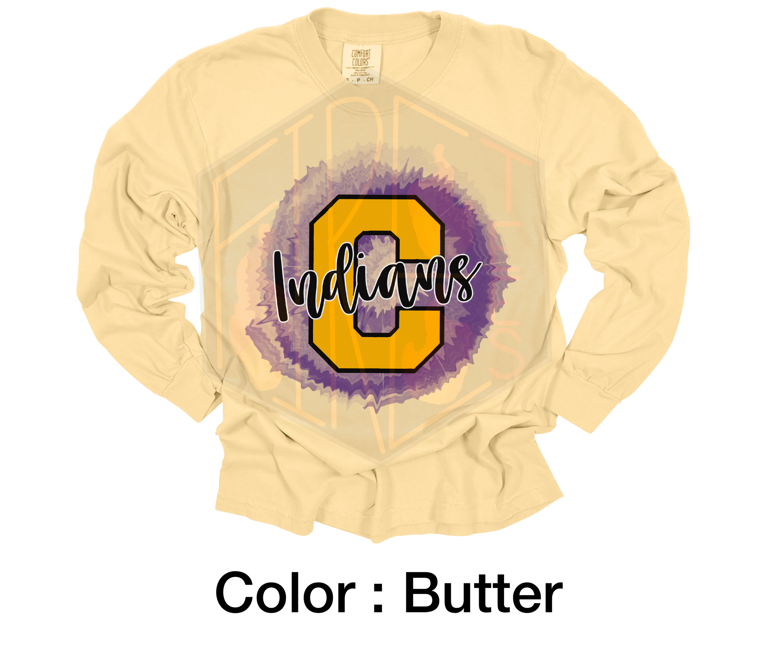 Indians C Comfort Colors Crewneck