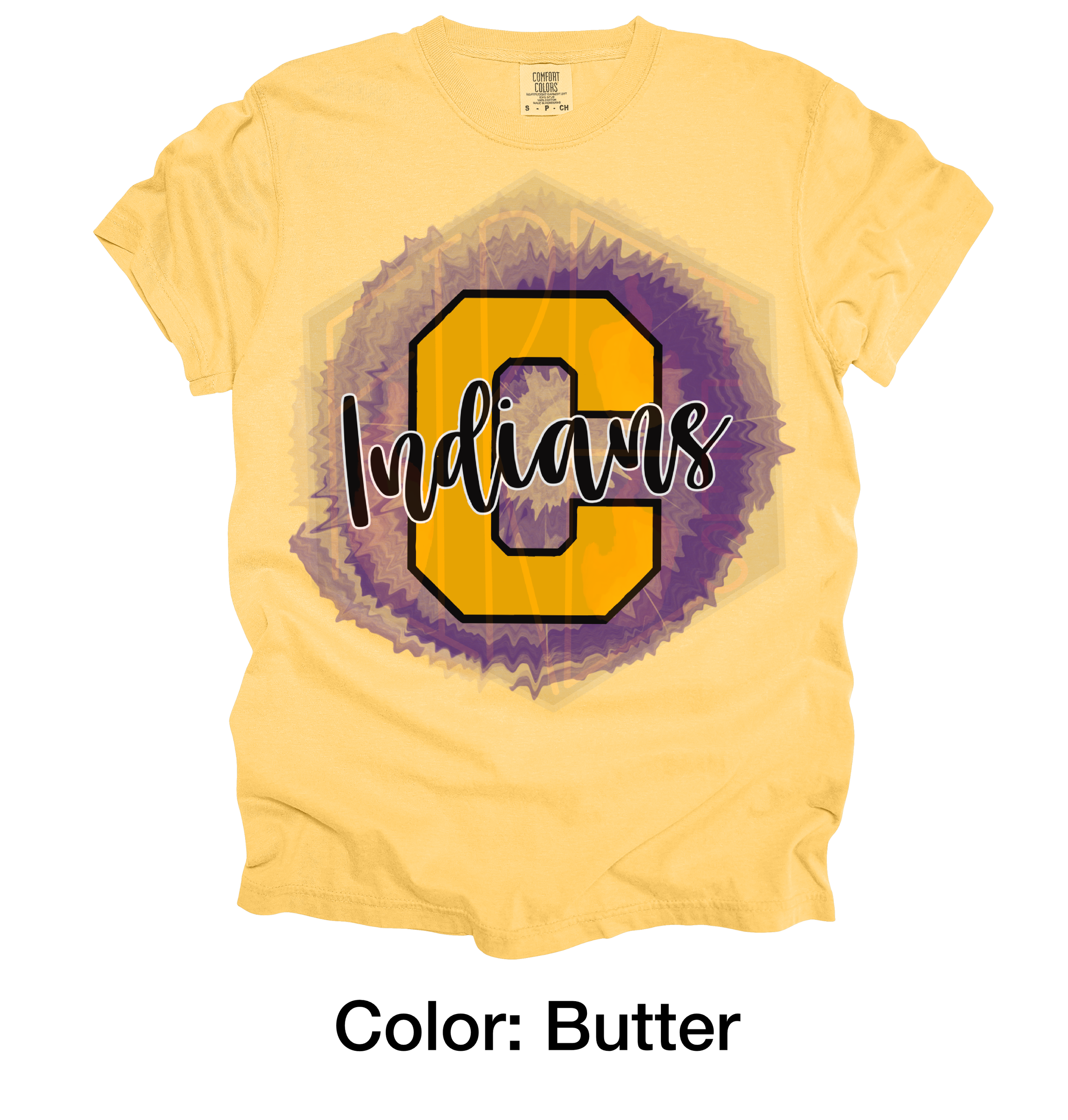 Indians C Comfort Colors T-Shirt