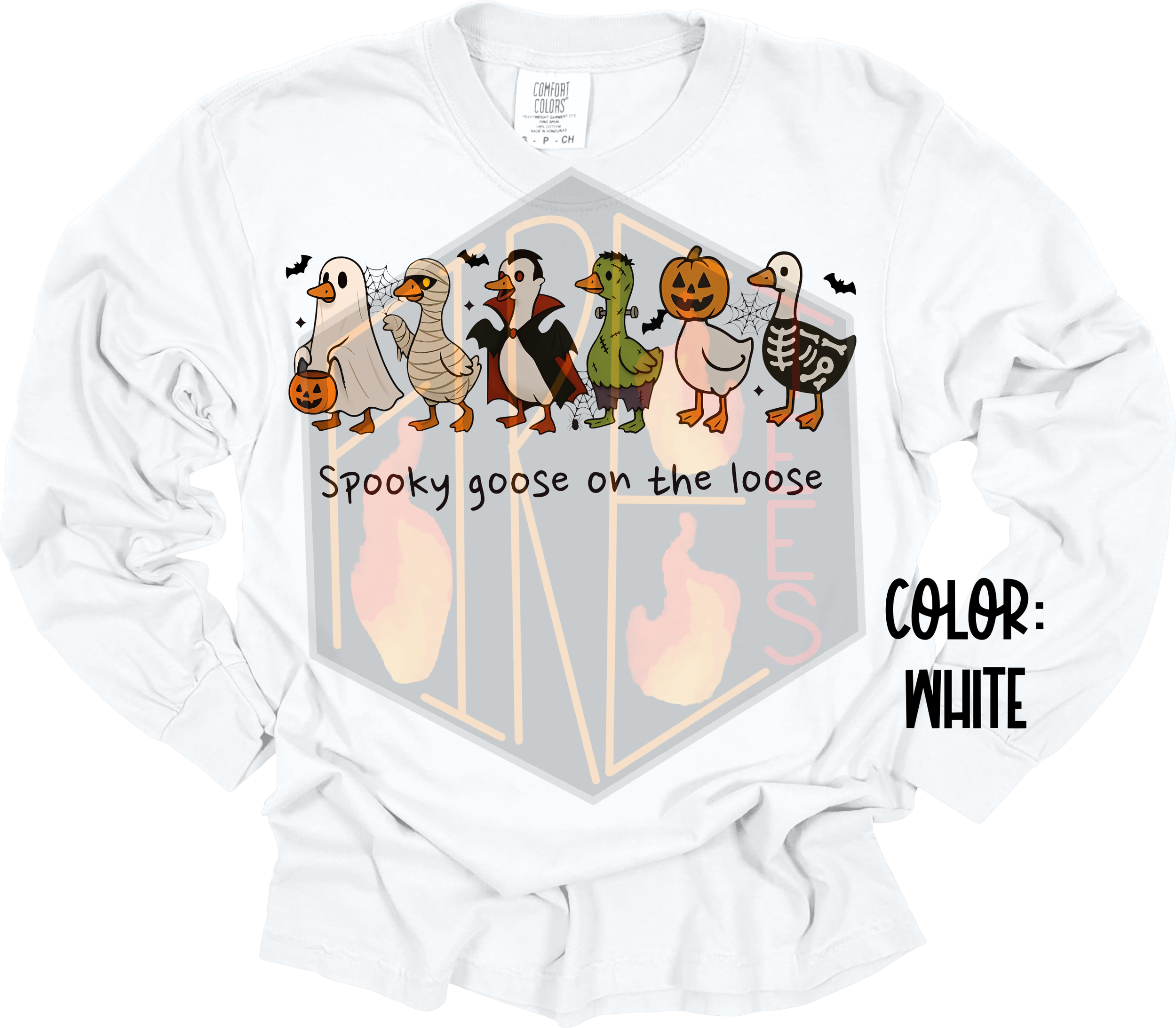 Spooky Goose Comfort Color Crew