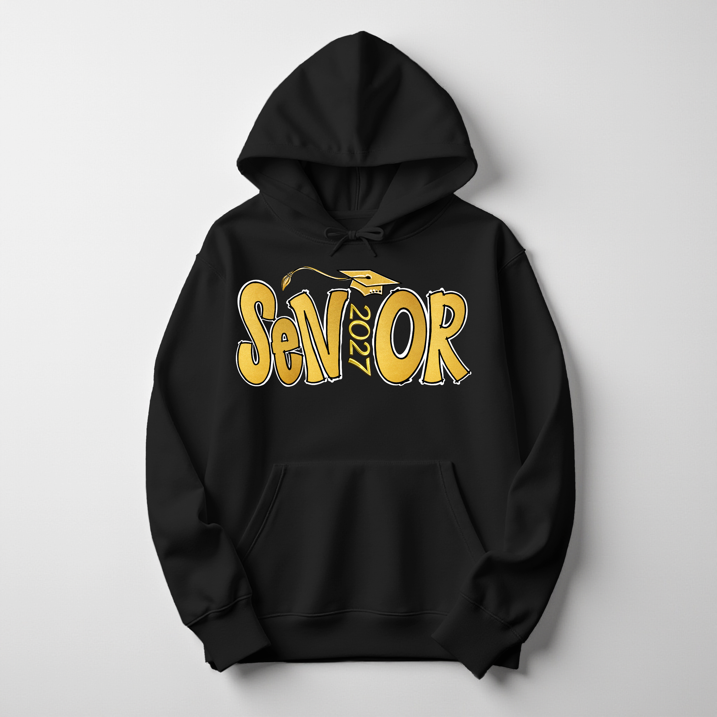 Senior Gold Gildan Hoodie