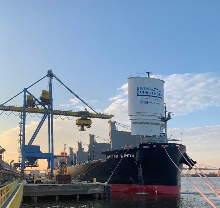 Earlier this week, the GREEN WINDS docked at Broadway while crews offloaded an impressive 48,890 tons of slag.

This vessel is no ordinary ship-it&rsquo;s equipped with the Wind Challenger, a cutting-edge device developed by Mitsui O.S.K. Lines and O