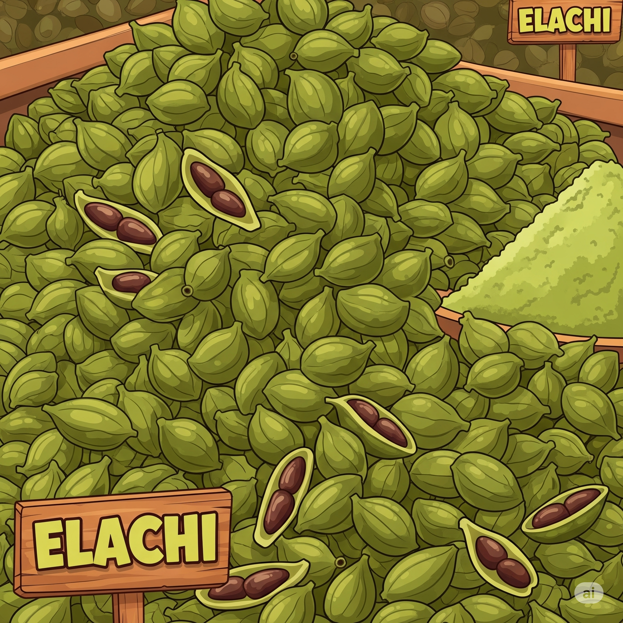 Elachi/Cardamom - Grade A - product of Guatemala/North America