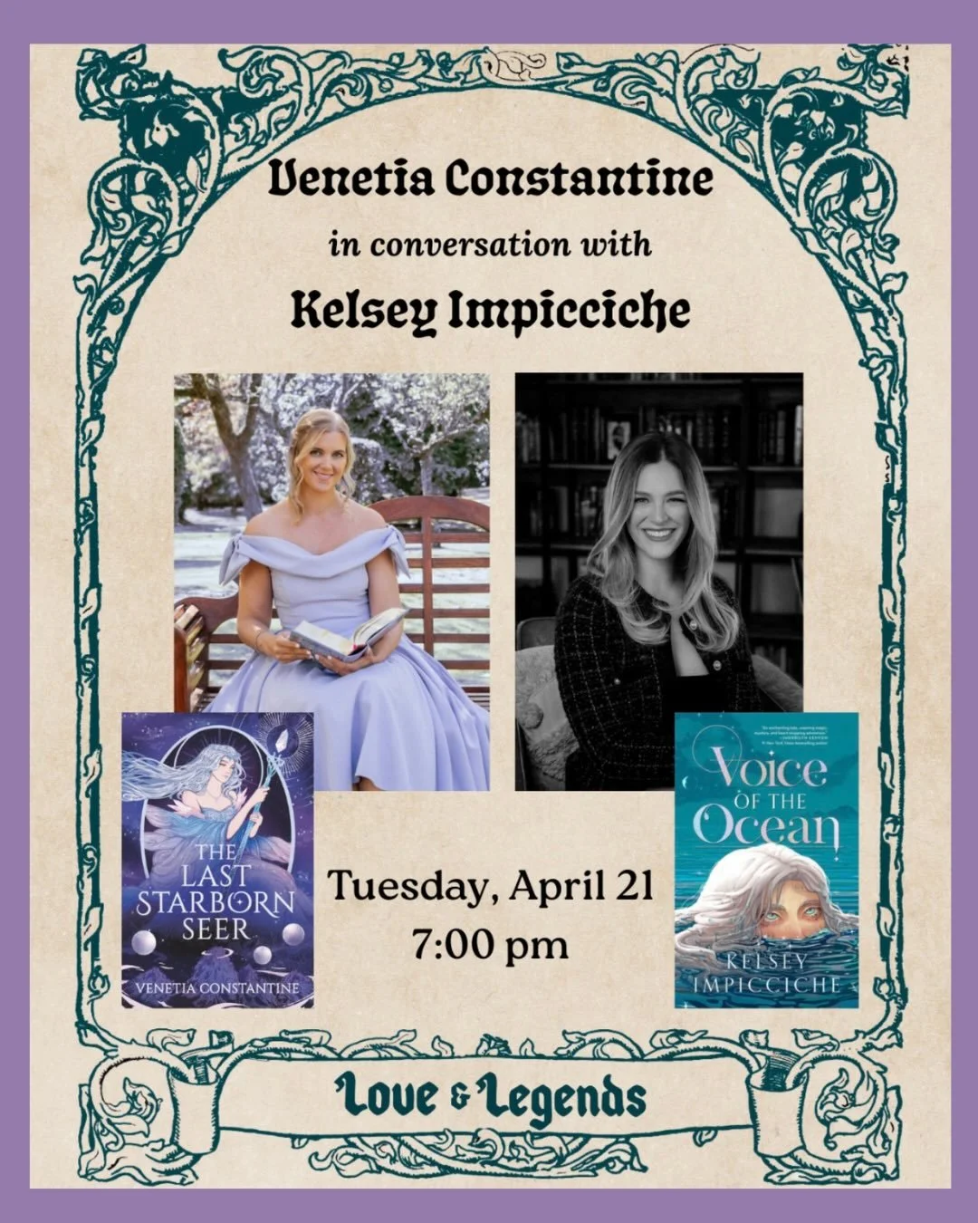 Venetia Constantine in conversation with Kelsey Impicciche