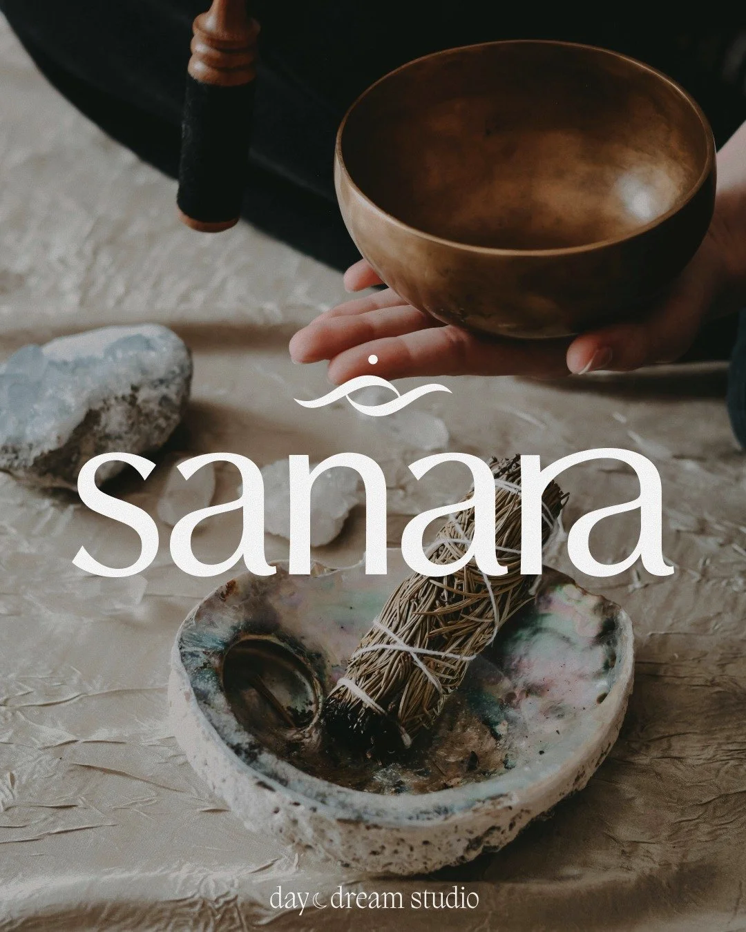 Logo design for Sanara ✨ 

Soft curves, custom details, and a monogram inspired by movement, rhythm, and growth reflect Sanara's mission to make holistic healing feel more approachable, accessible, and grounded in trust.

#brandidentity #wellness #ho