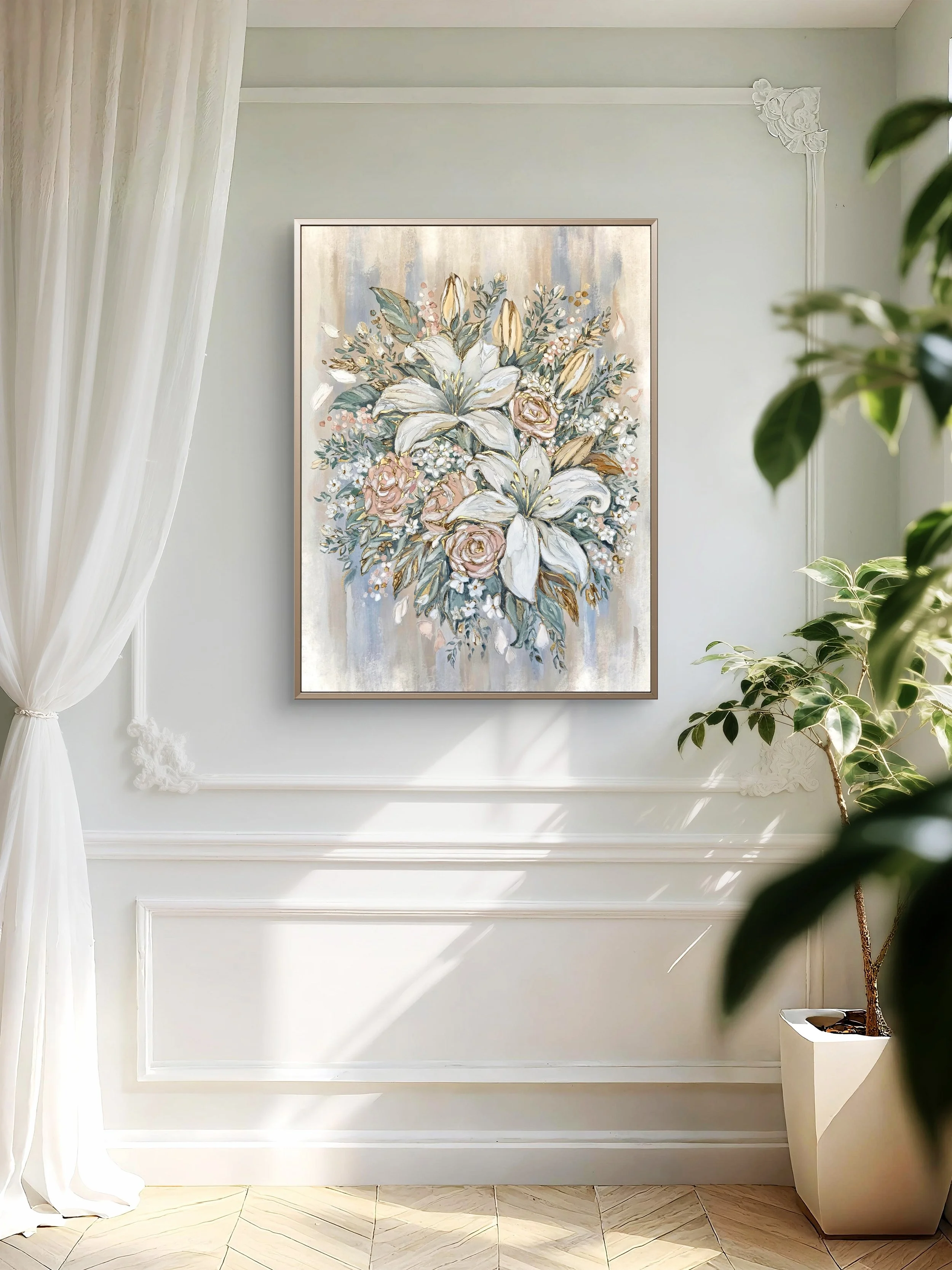 "And Still, She Blooms" Canvas Print