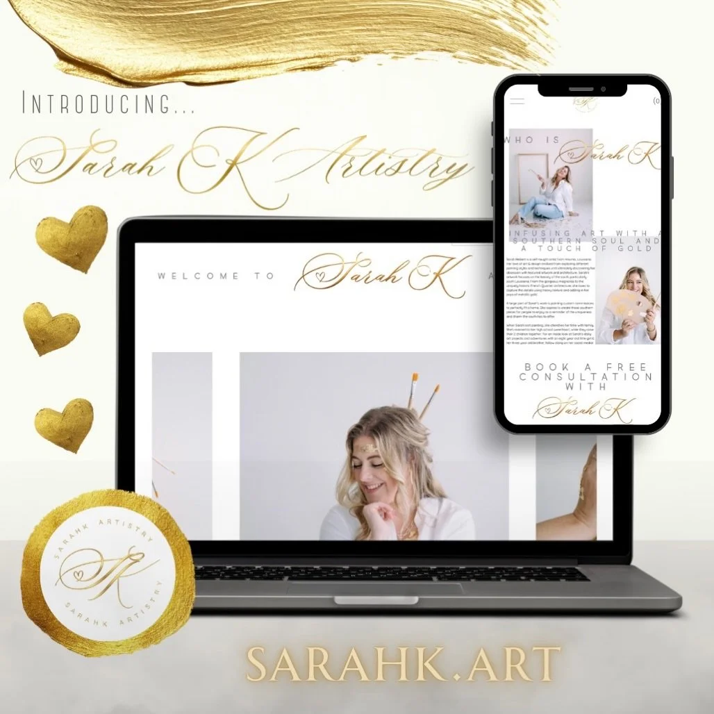 💛✨IT&rsquo;S OFFICIAL✨💛
Introducing&hellip;. *SarahK Artistry*
&bull;&bull;&bull;
I have to admit, this change is a little bittersweet. While I&rsquo;m SO EXCITED to step forward as SarahK Artistry, I can&rsquo;t ignore how much SarahKKreations has