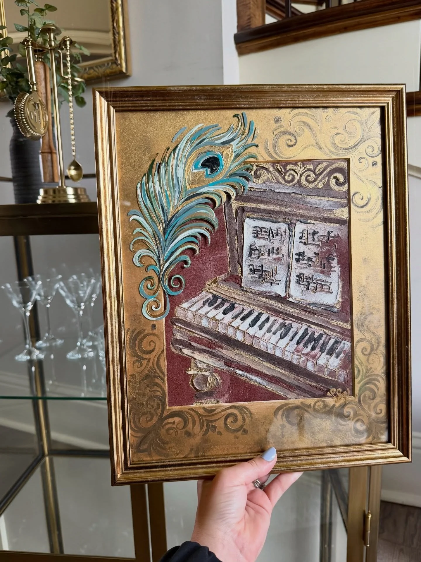 Small details. Grand statements. ✨

From framed little originals like this,
to 6-foot showstoppers&hellip;
this collection was created to be experienced 🤩
&bull;
Are you a small detail collector&hellip; or a statement piece lover? I&rsquo;m so excit