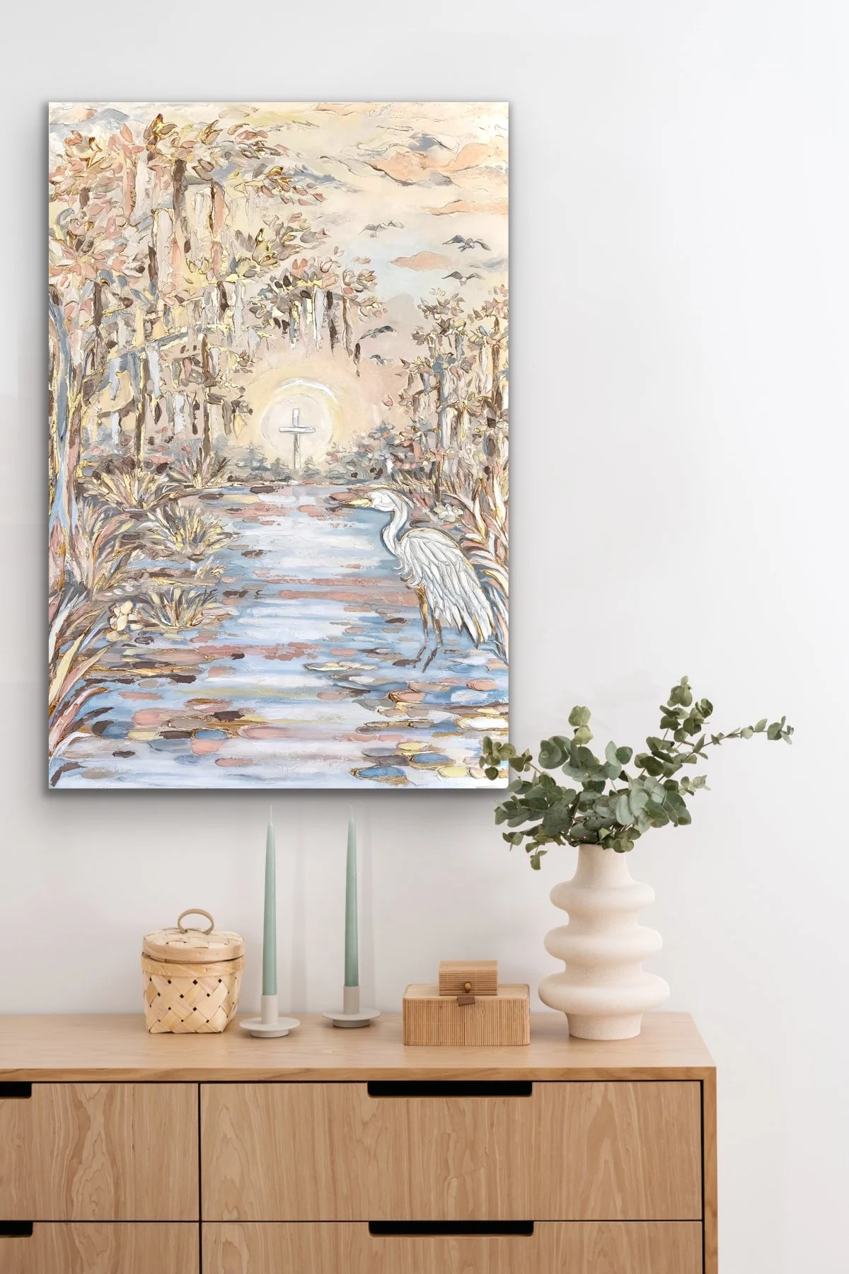 "And All Was Still" Canvas Print