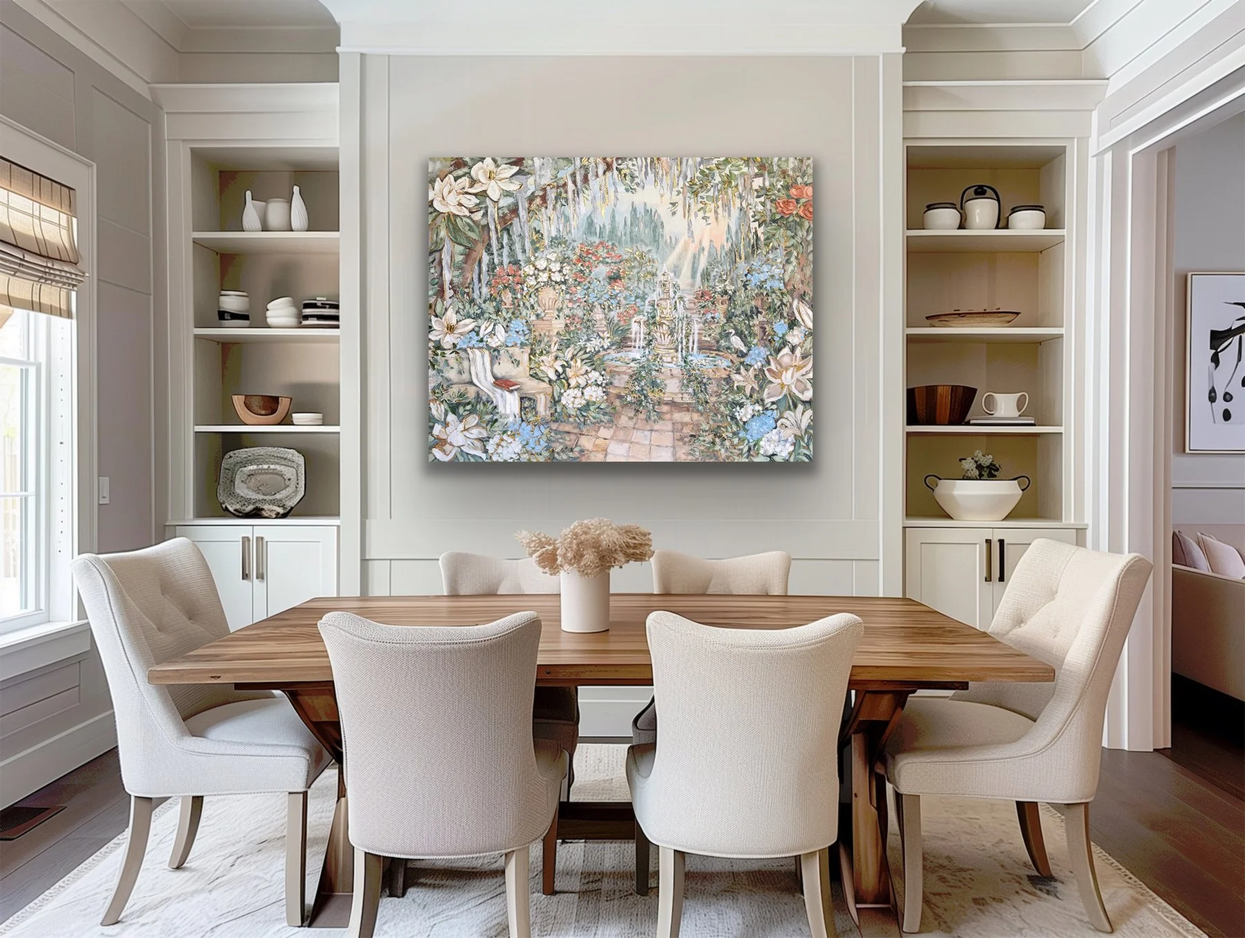 "The Garden He Keeps" Canvas Print