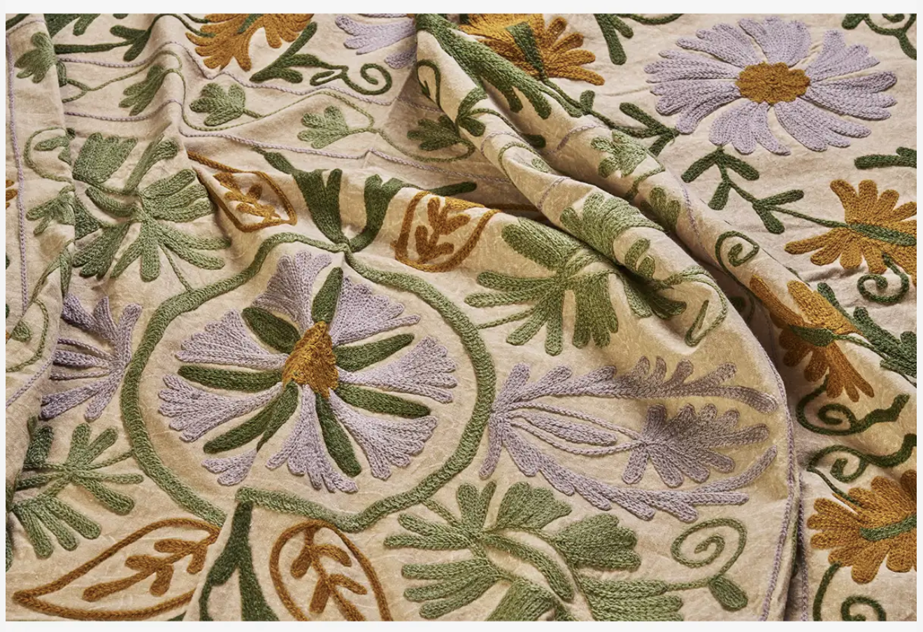 Suzani pledd - Kamel