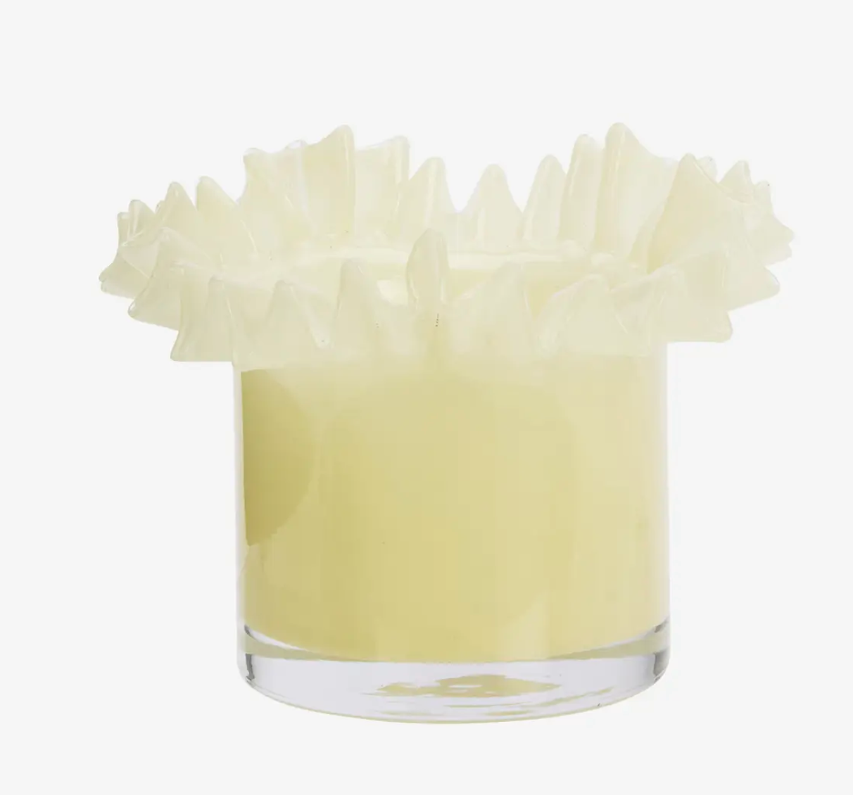 Glass blomsterpotte - Gul