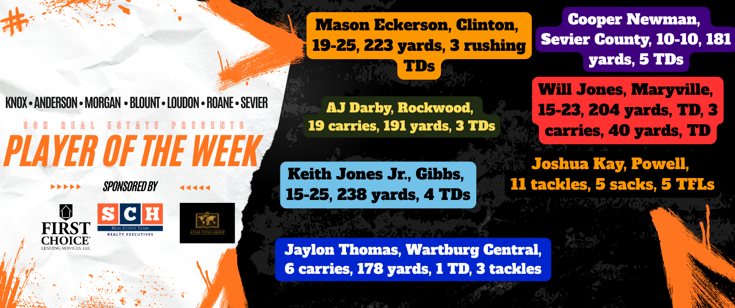 SCH Real Estate HS FB Player Of The Week 4