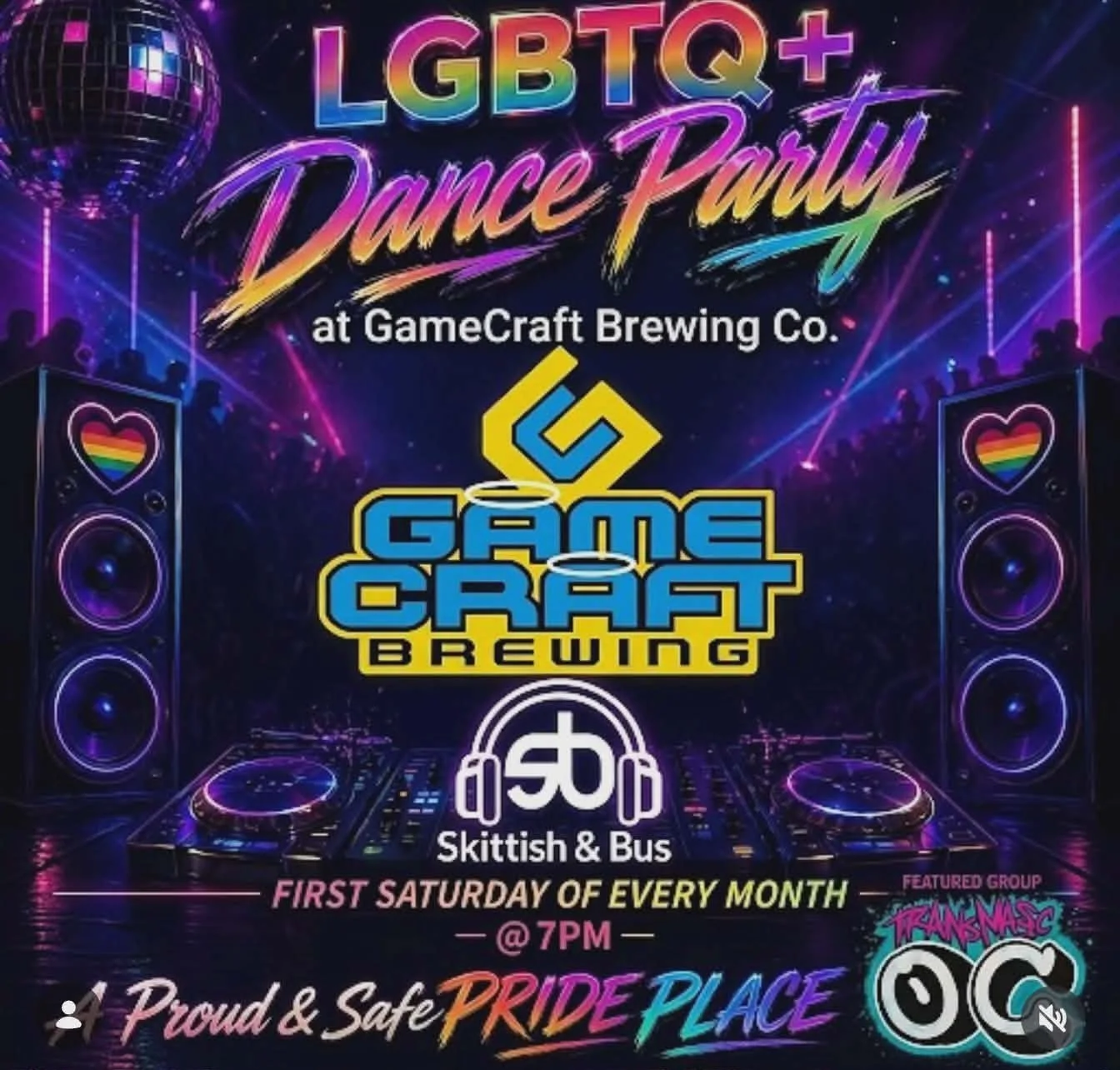 LGBTQ+ Dance Party With Transmasc OC