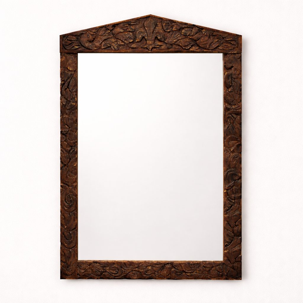 miroir en bois 20th century.png