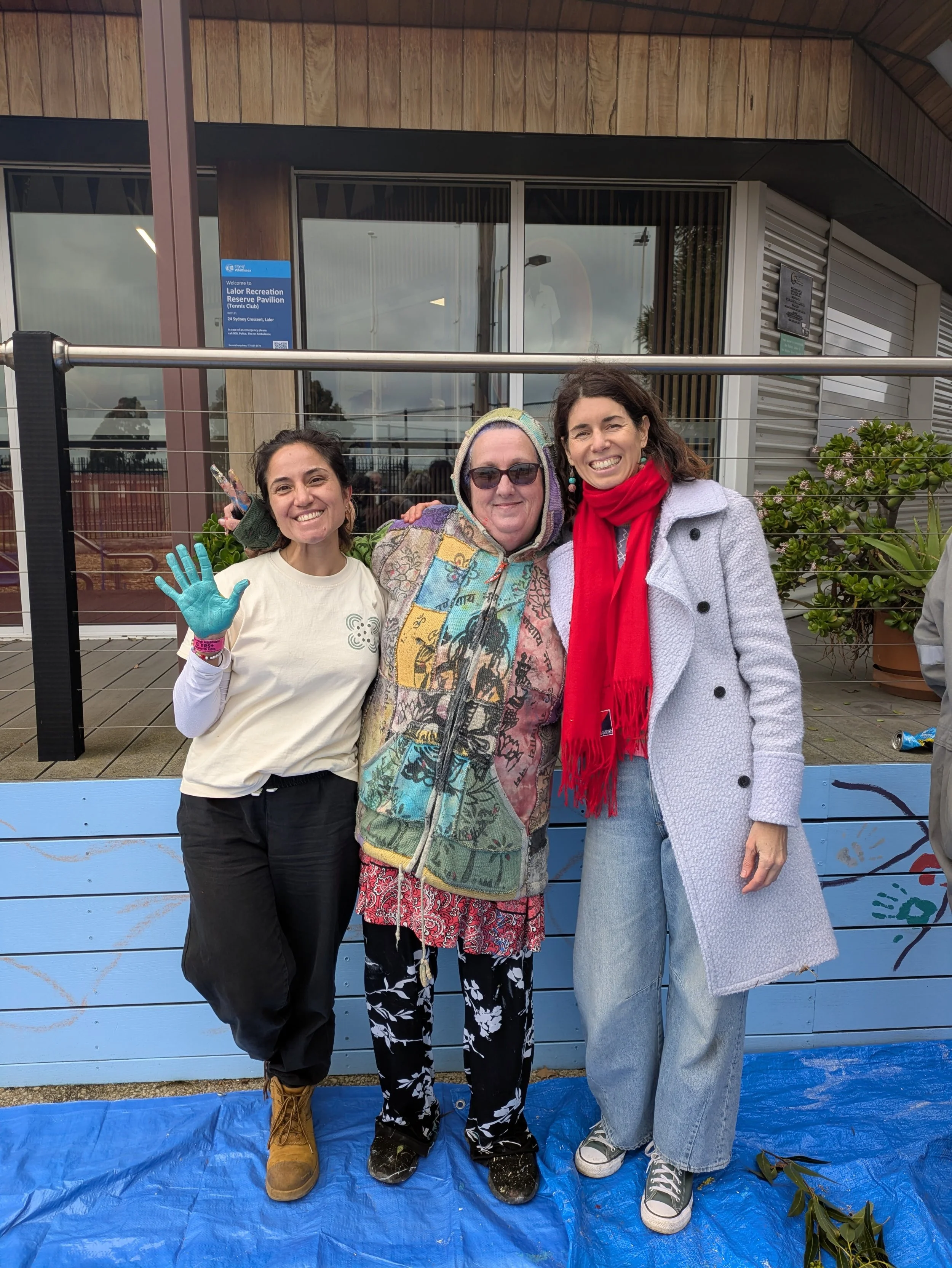 Mural at Lalor Tennis Club