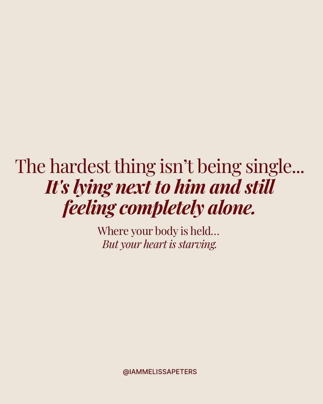 What if the distance in your relationship isn&rsquo;t about him pulling away...

But about you numbing to protect yourself?

Your armor is blocking the very connection you&rsquo;ve been yearning for.

And my love, you might think talking more, doing 