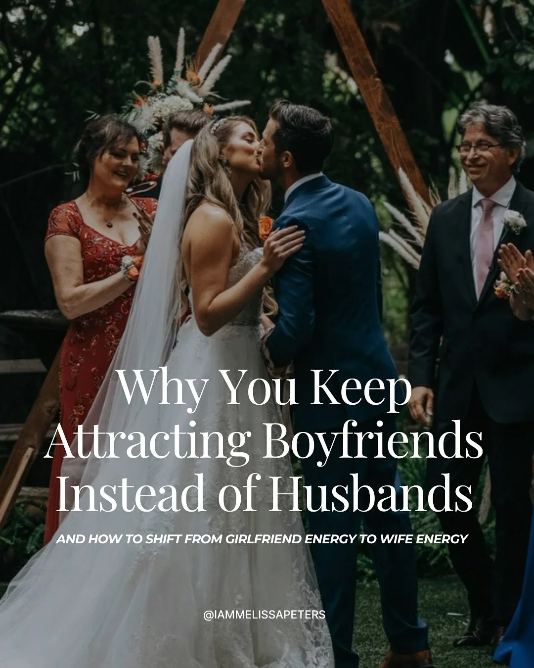 You don&rsquo;t attract what you want&hellip;
 You attract what you believe you deserve.

If you keep attracting boyfriends instead of husbands&hellip;
 I want you to look deeper at your standards, self-worth, and what you&rsquo;re truly available fo