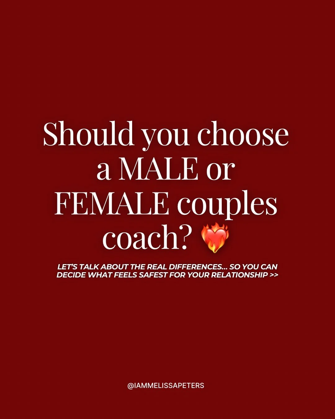 Male or female couples coach&hellip; does it actually matter? ❤️&zwj;🔥

This will change how you choose support in your relationship.
 And honestly&hellip; most couples overlook this part.

Curious what would actually serve YOU best?
 Read this and 