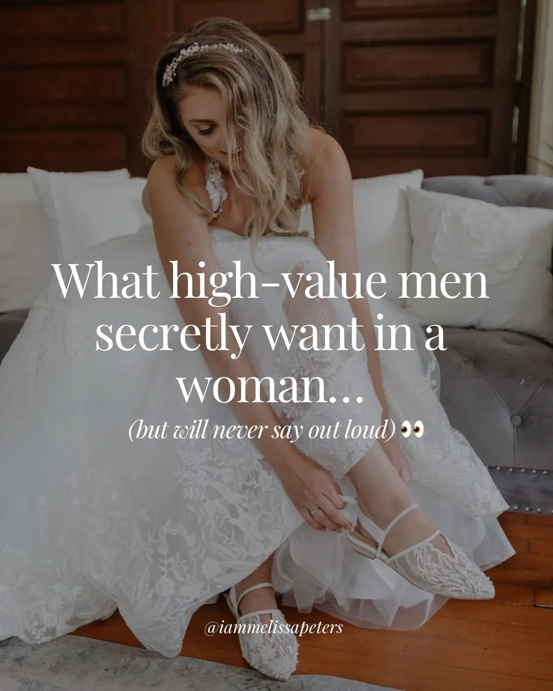 There comes a point in your life where you realize&hellip;

it&rsquo;s not that the men you&rsquo;re meeting are &ldquo;bad&rdquo; or that you&rsquo;re &ldquo;doing something wrong&rdquo;

&hellip;it&rsquo;s that something is missing.

You&rsquo;re s