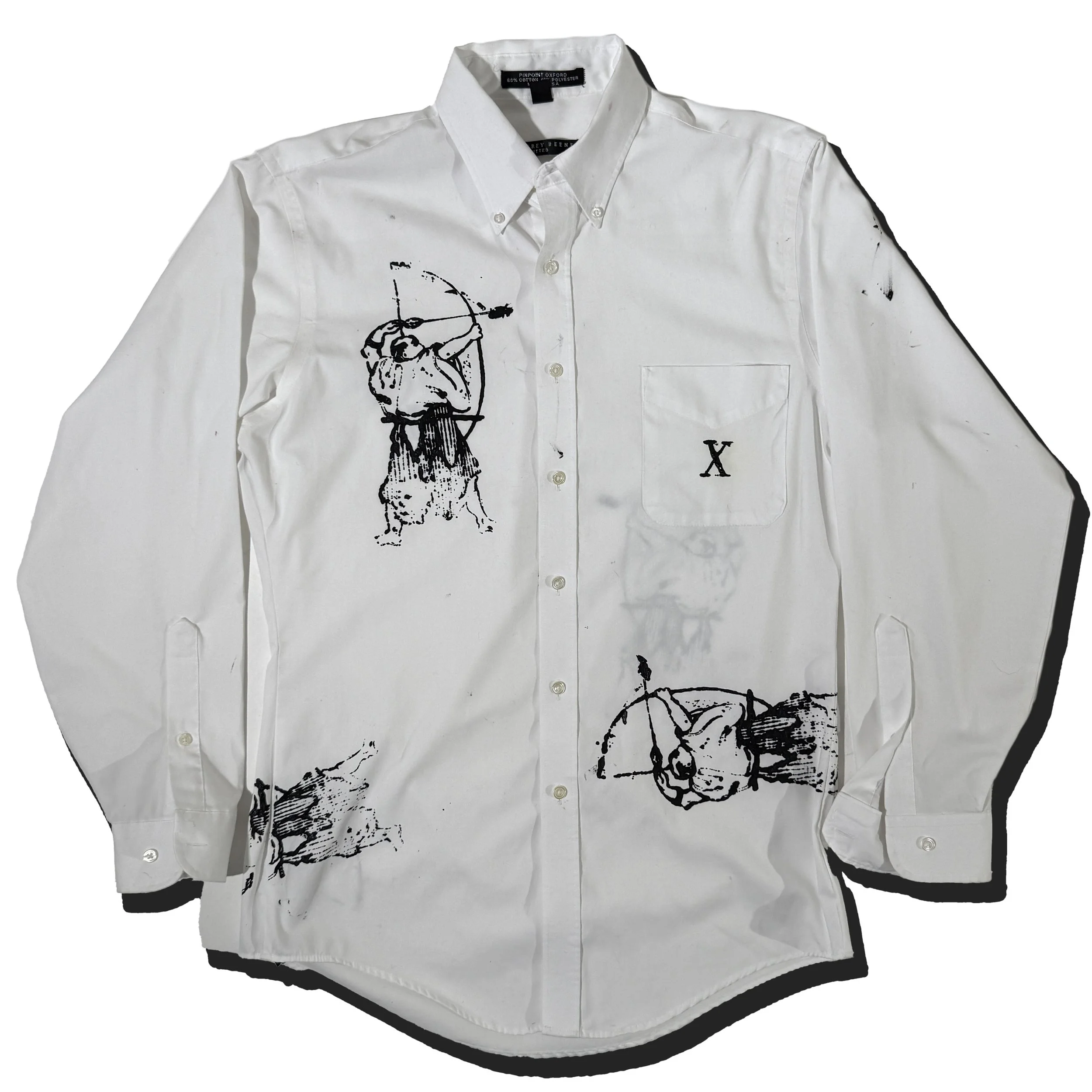 Slim Fit White Button Up