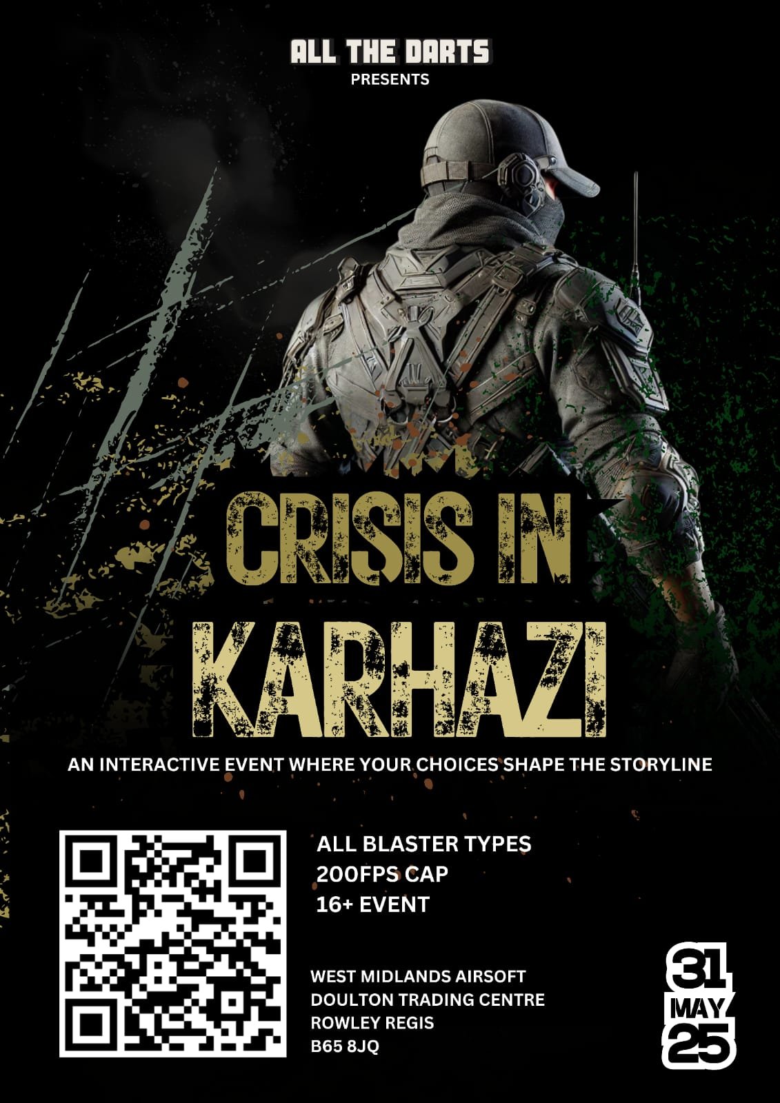 ATD Presents: Crisis in Karhazi. 200FPS @ West Midlands Airsoft