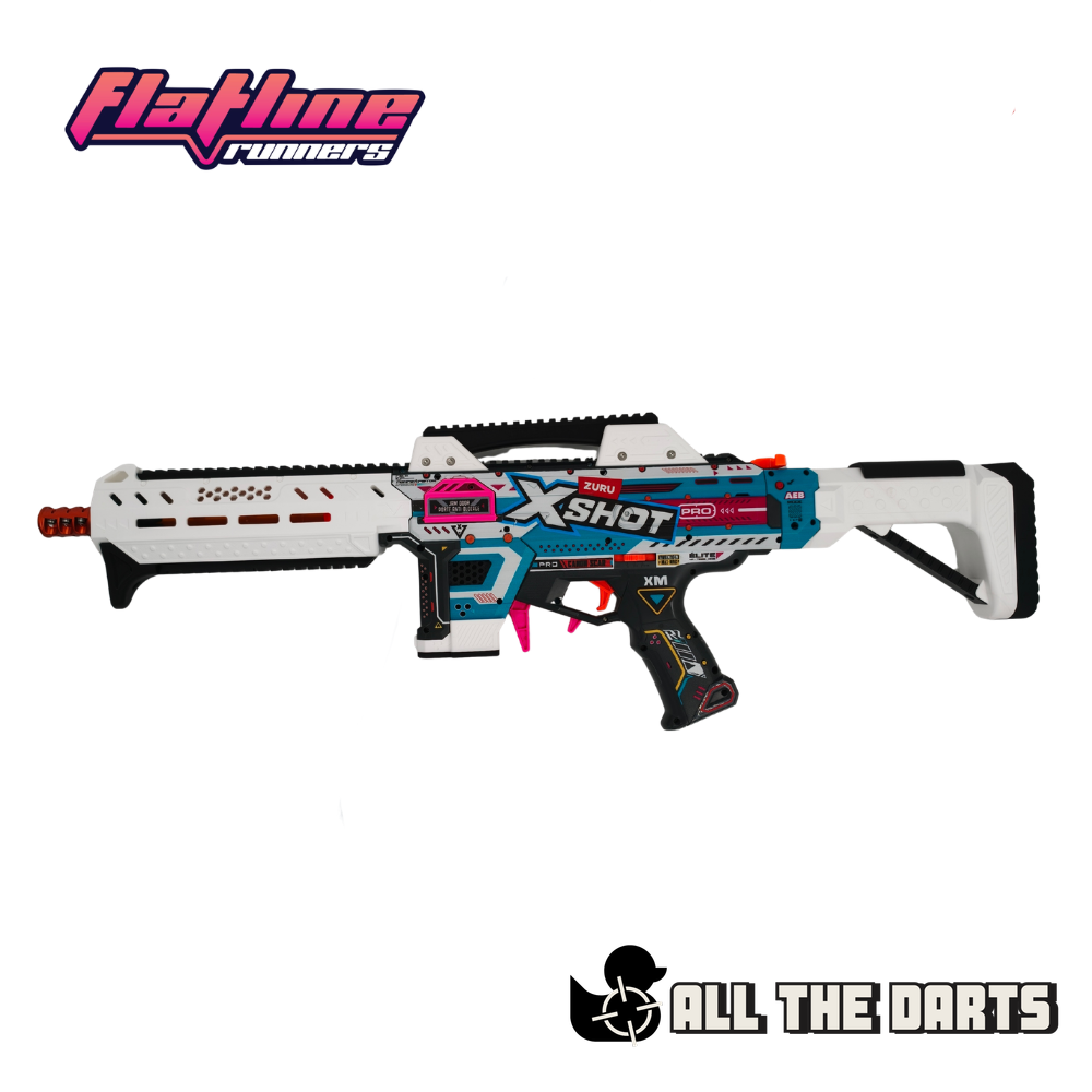 Xshot Motorized Piston Pump MPP 3D Printed Battle Rifle Kit by Flatline Runners
