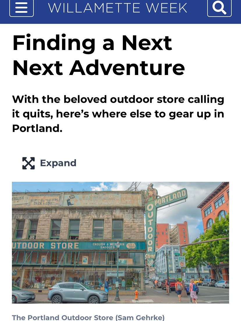 We hate to see the loss of an iconic Portland business, but are happy to see Foster Outdoor get the love they deserve as the outdoor gear industry fills the void left by Next Adventure&rsquo;s closing.👉🏽 @foster_outdoor has all the goods you need f