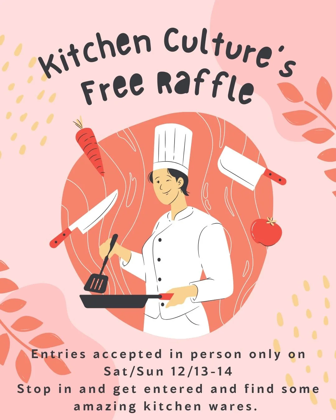 More great deals and specials happening on Foster for Cocoa and Caroling this weekend. Like @kitchenculturepdx raffle for KC hoodies, tote bags, and aprons!!!

While you are there, maybe find a few kitchen items you have been looking for, or some gre