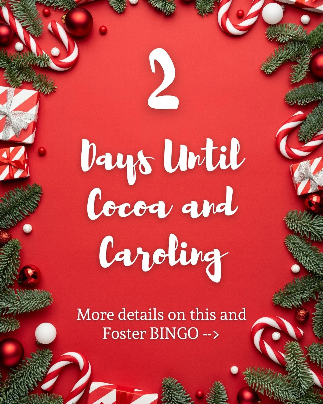 It is almost here! Cocoa and Caroling and the conclusion of Foster BINGO!

Super excited to have you all join us on Sunday at 4pm starting at Laurelwood Park where the @franklin.strong High School band and choir lead us in caroling up and down Foster