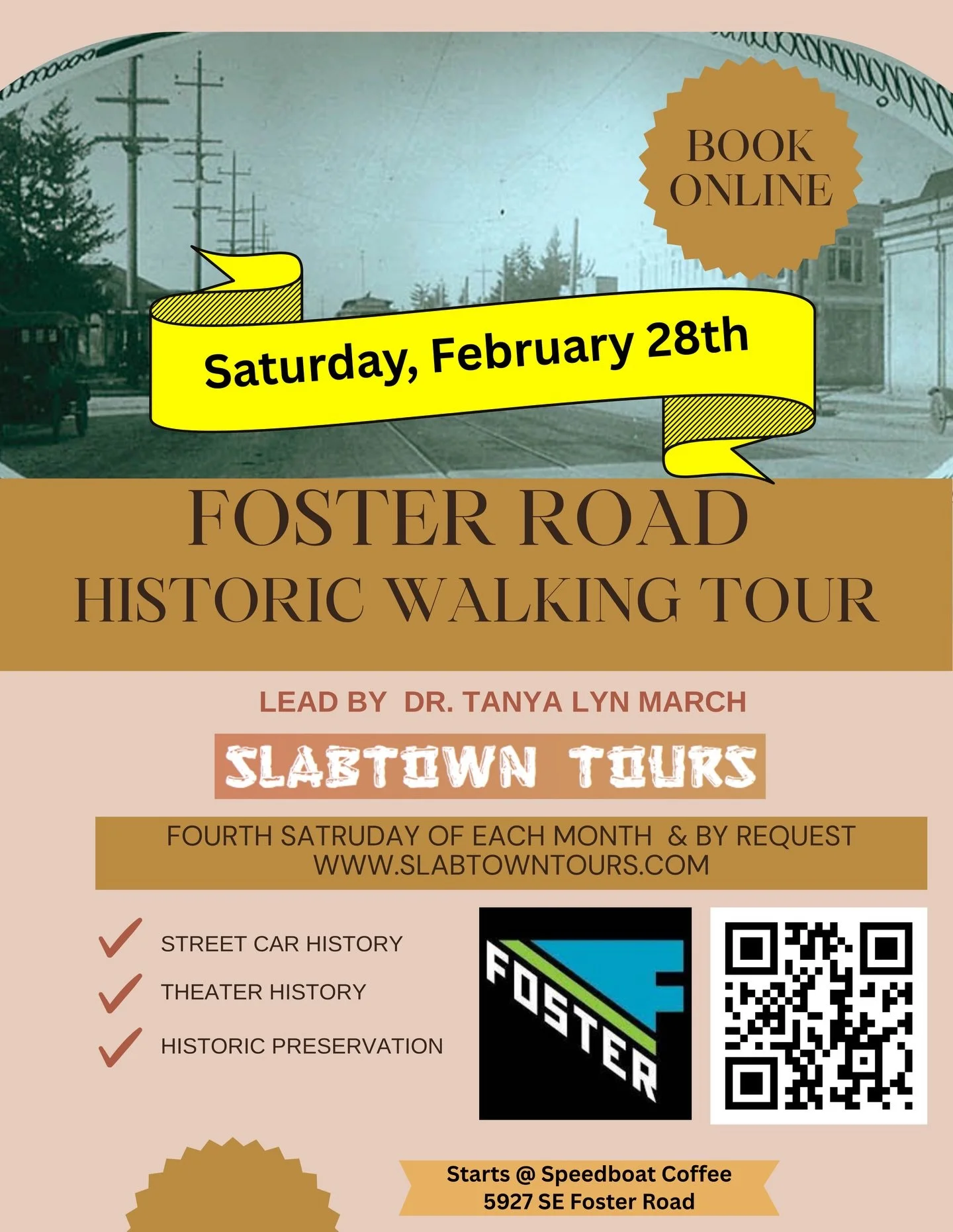 Have you been to one of @slabtowntours Historic Walking Tour of Foster? If you want to learn more about Foster&rsquo;s history as a streetcar corridor and bustling theater district, this is for you.🫡 If you geek out knowing that the very first Kentu