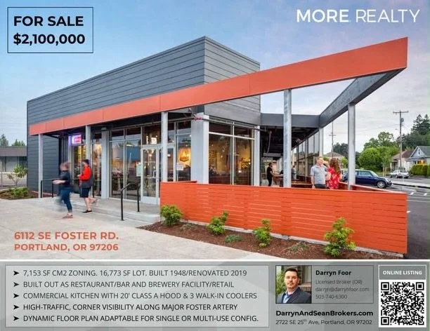 The time has come to re-envision the space that still rests in our hearts as @assembly_brewing. One of the more visible updates to Foster as the district continues to go through its glow up, the listing comes with the possibility of all the brewing e