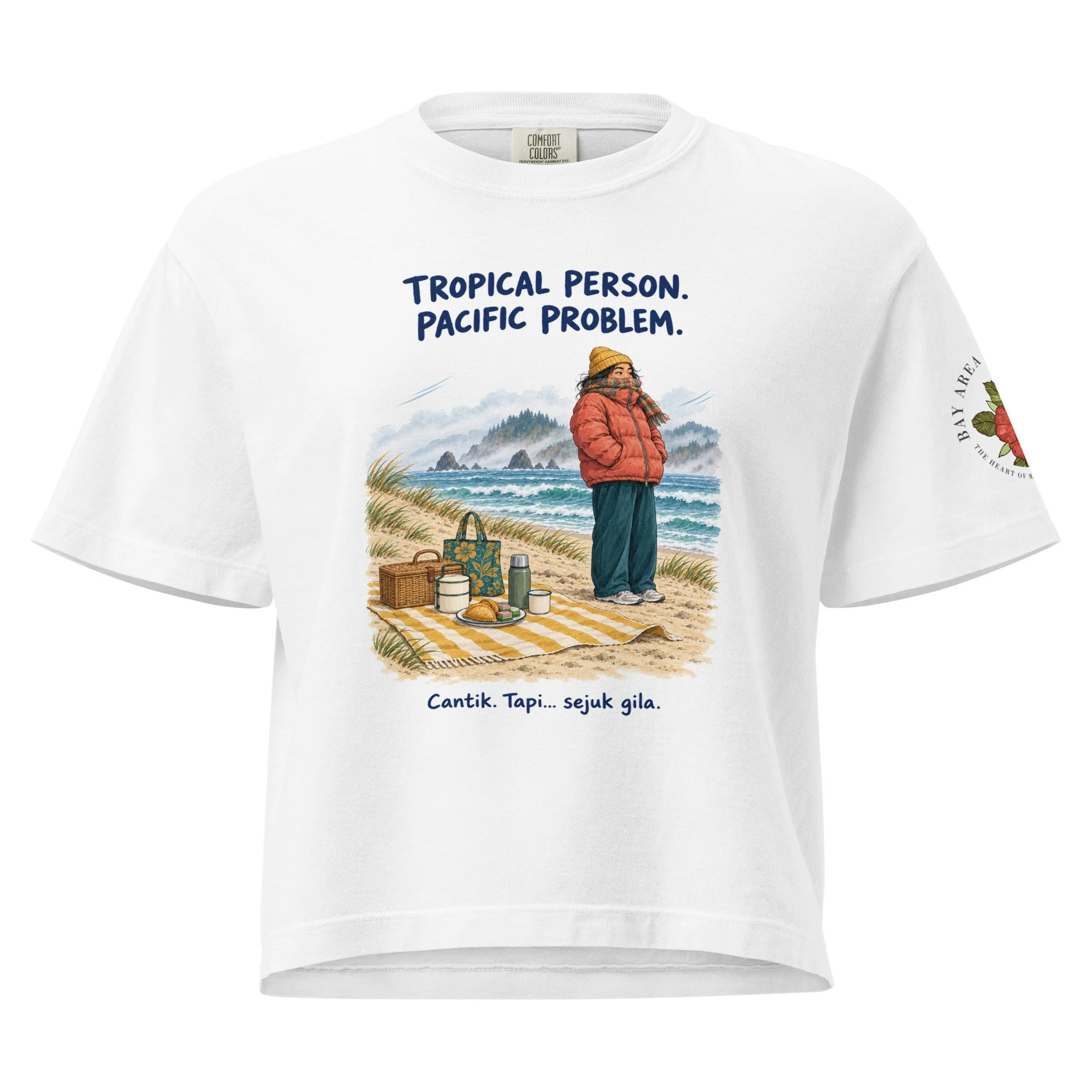 Tropical Person. Pacific Problem. | Bay Area Malaysians Boxy Tee